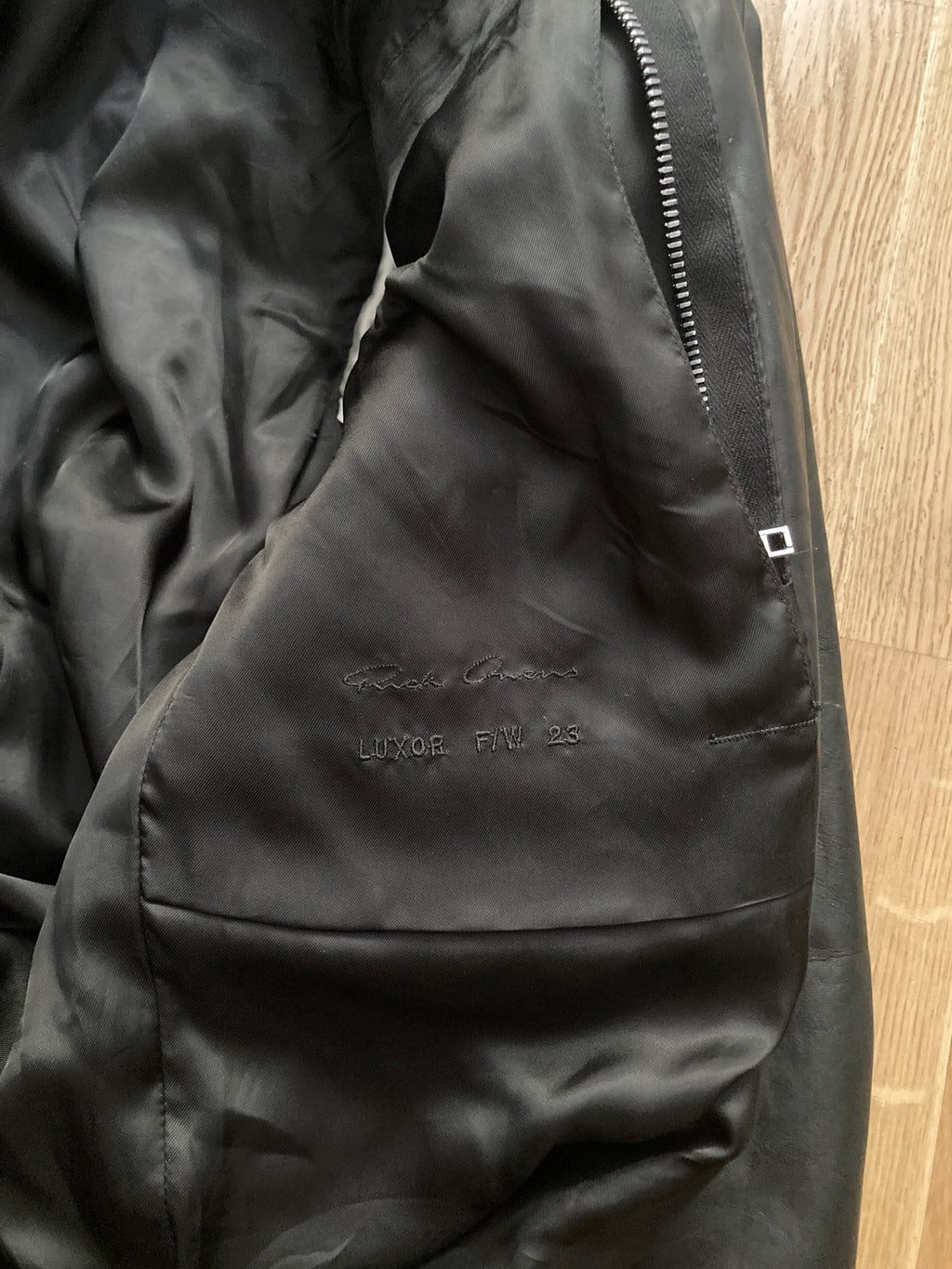 F/W 23 "LUXOR" Runway Jumbo Tatlin Edfu Calf Leather Coat IT48/M