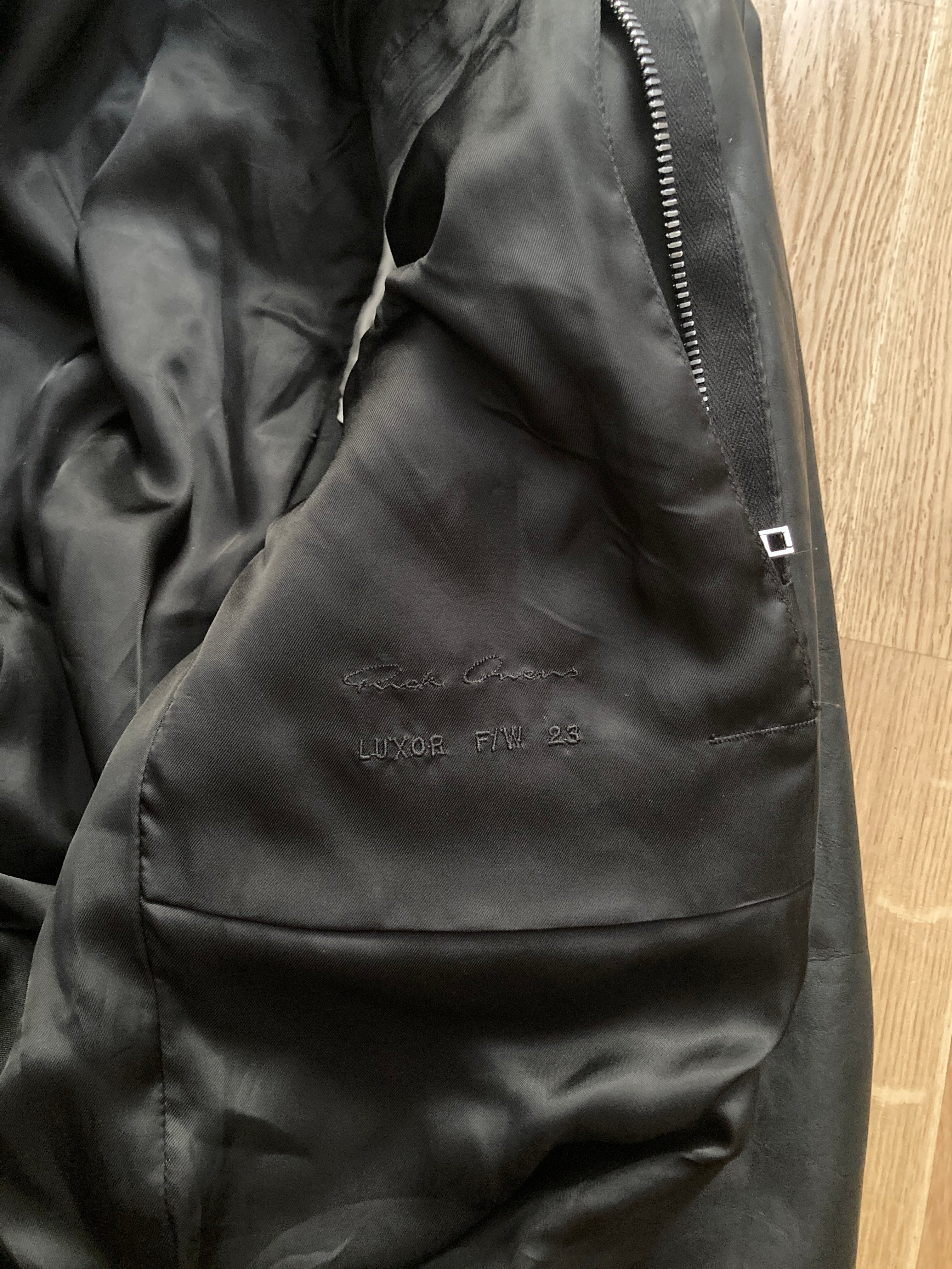 F/W 23 "LUXOR" Runway Jumbo Tatlin Edfu Calf Leather Coat IT48/M