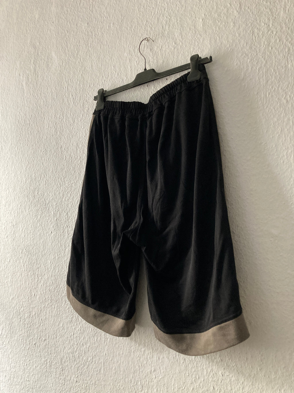 F/W 19 "LARRY" Karloff Viscose & Cotton Jersey Pod Shorts IT48/M/US32