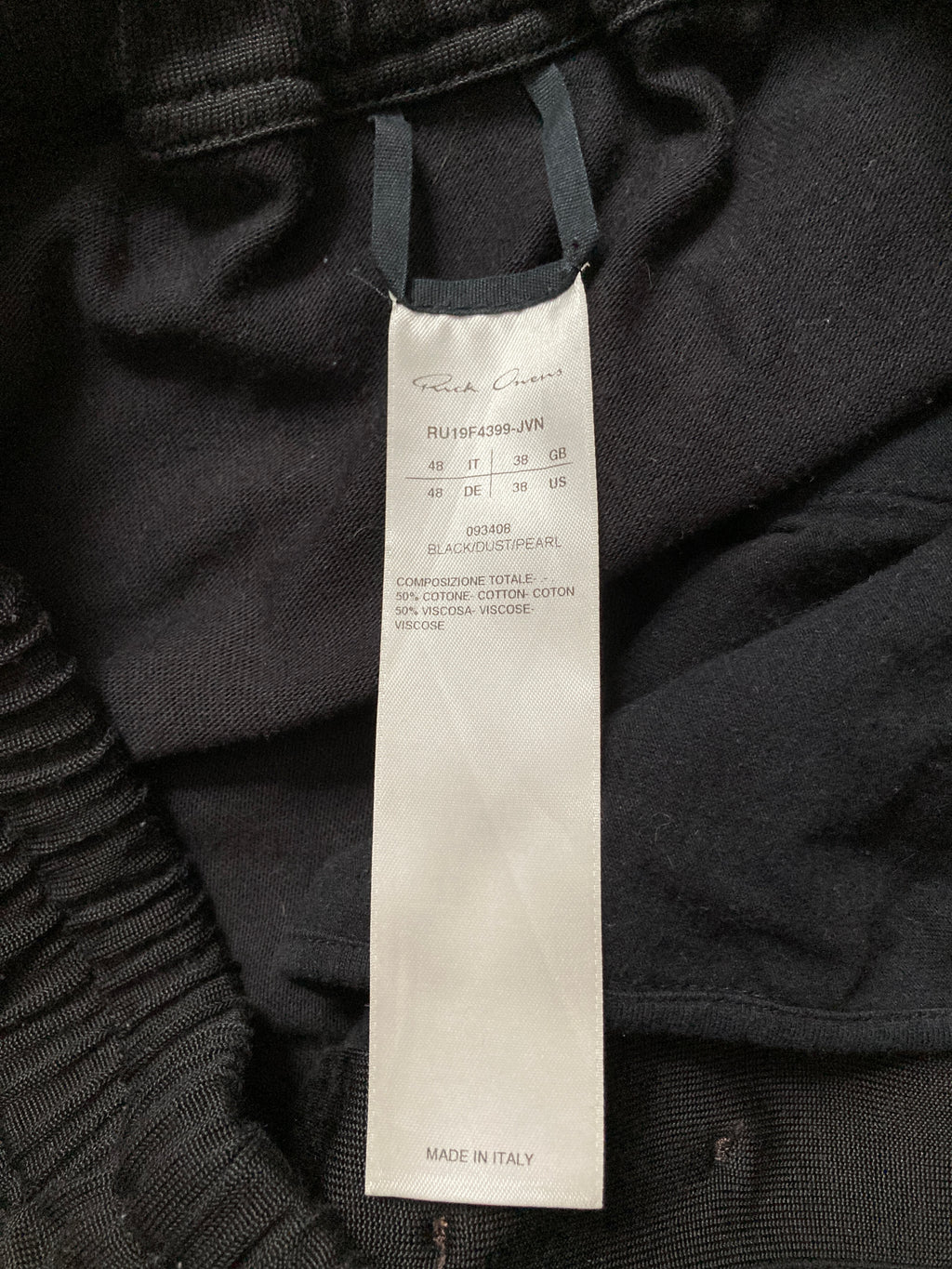 F/W 19 "LARRY" Karloff Viscose & Cotton Jersey Pod Shorts IT48/M/US32