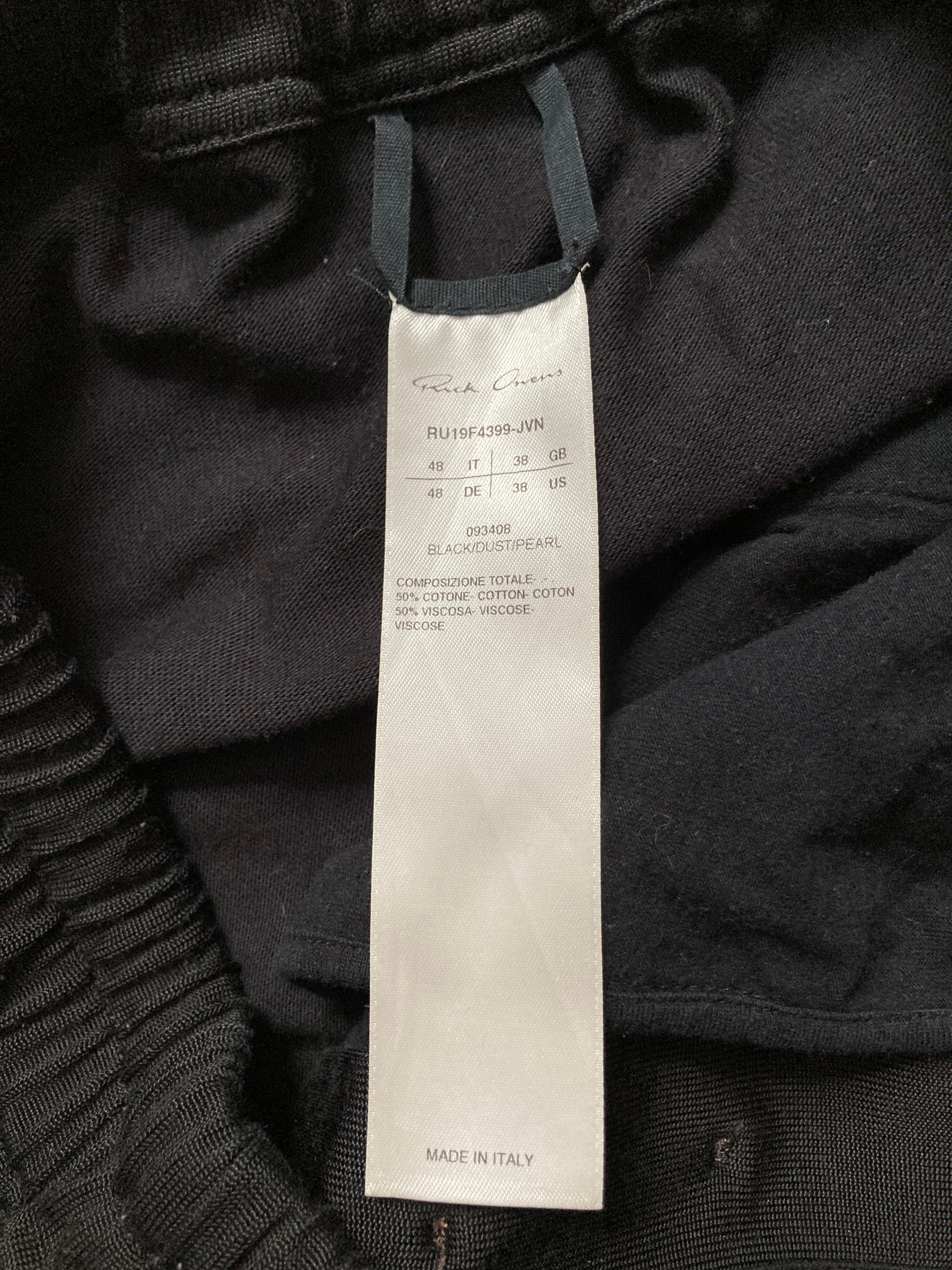 F/W 19 "LARRY" Karloff Viscose & Cotton Jersey Pod Shorts IT48/M/US32