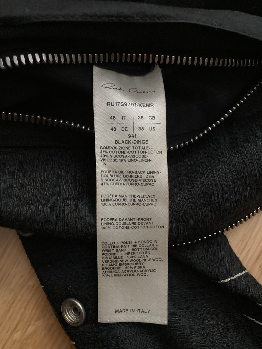 S/S 17 "WALRUS" Radiance Embroidered Bomber Jacket 48/M