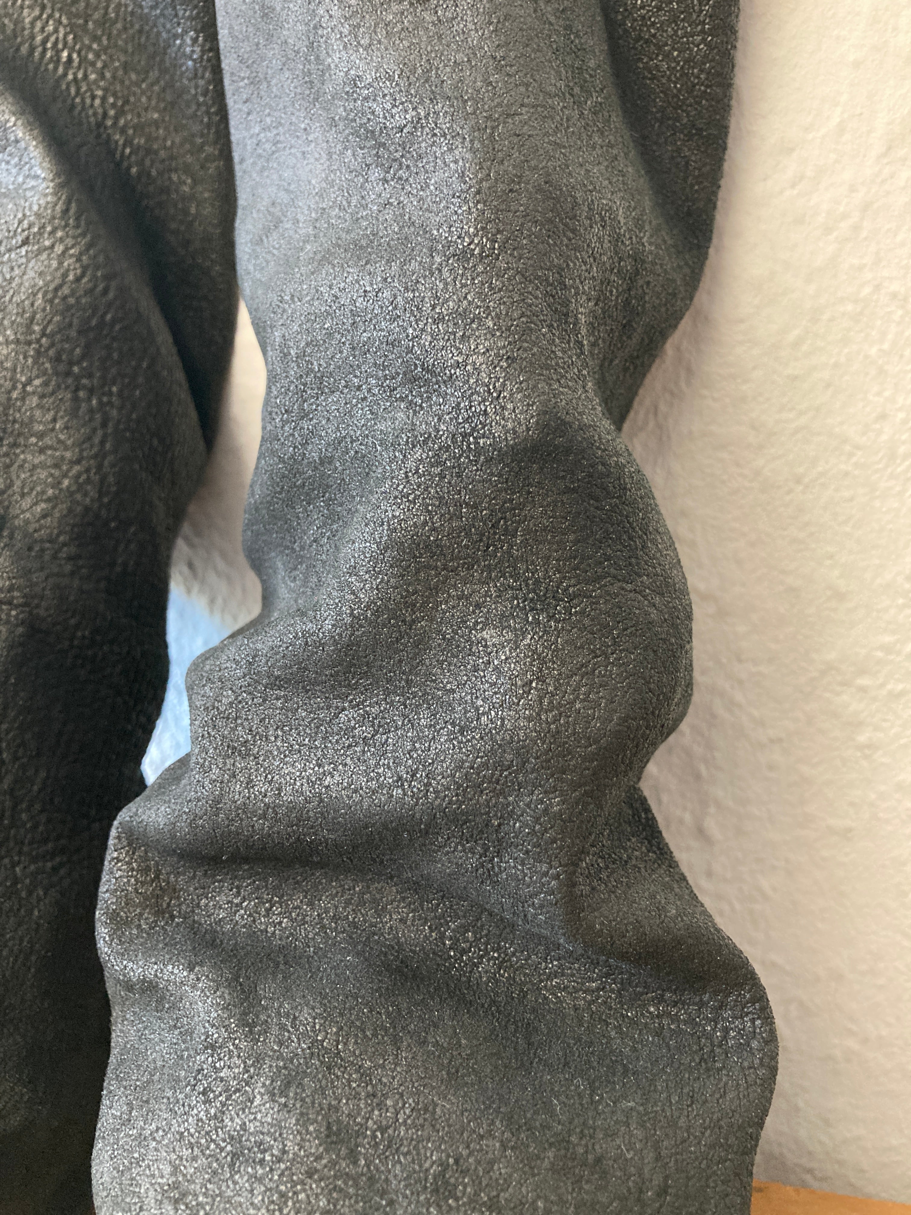 F/W 11 "LIMO" Blistered Lamb Leather Sock Creeper Boots 45/12