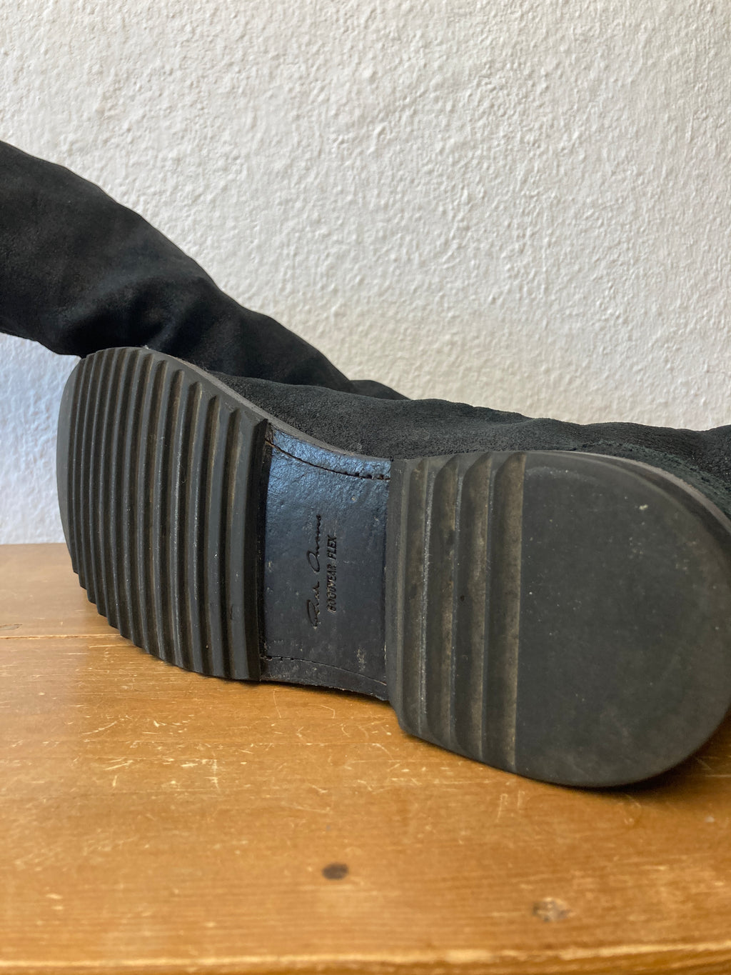 F/W 11 "LIMO" Blistered Lamb Leather Sock Creeper Boots 45/12