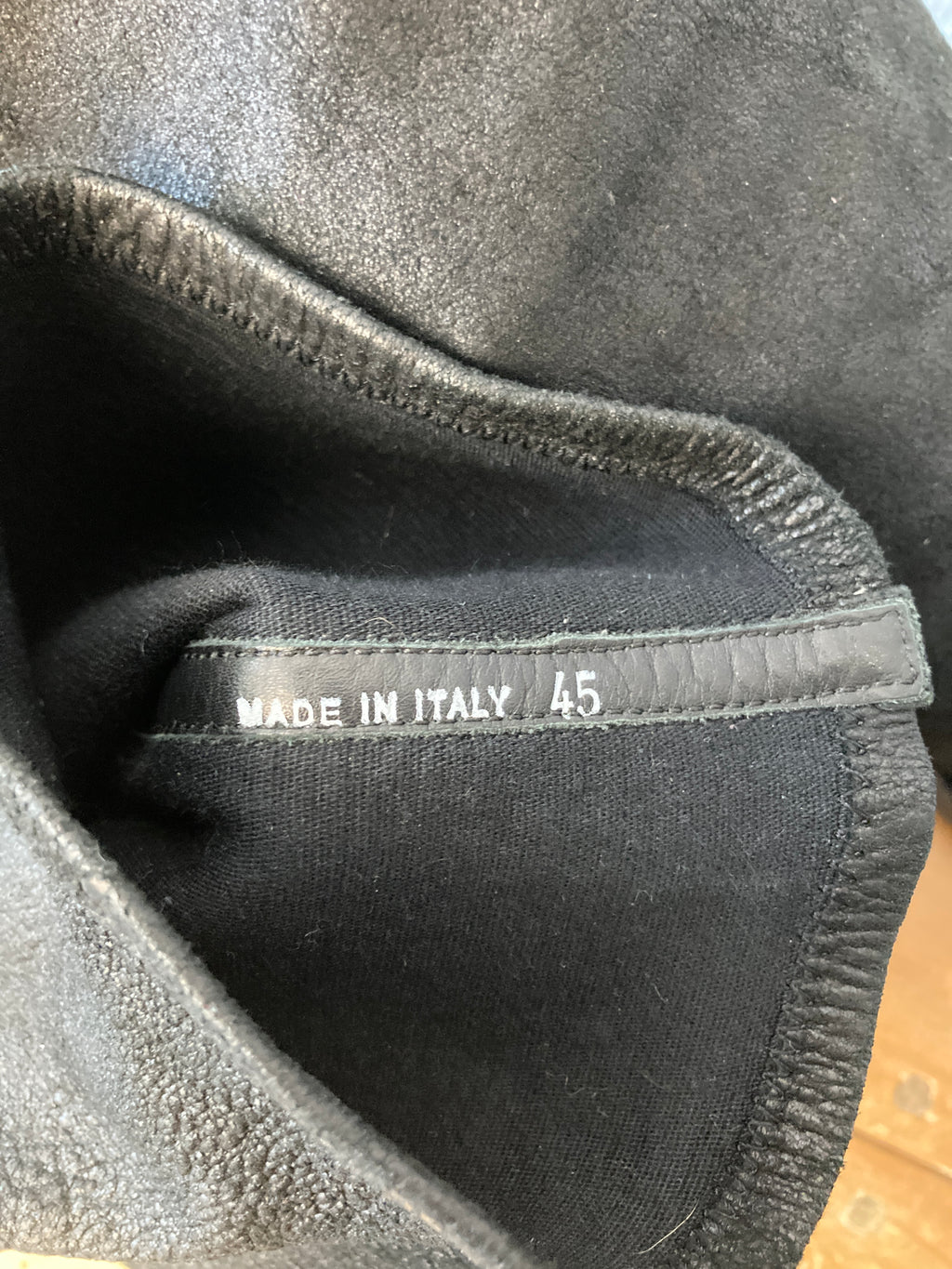 F/W 11 "LIMO" Blistered Lamb Leather Sock Creeper Boots 45/12