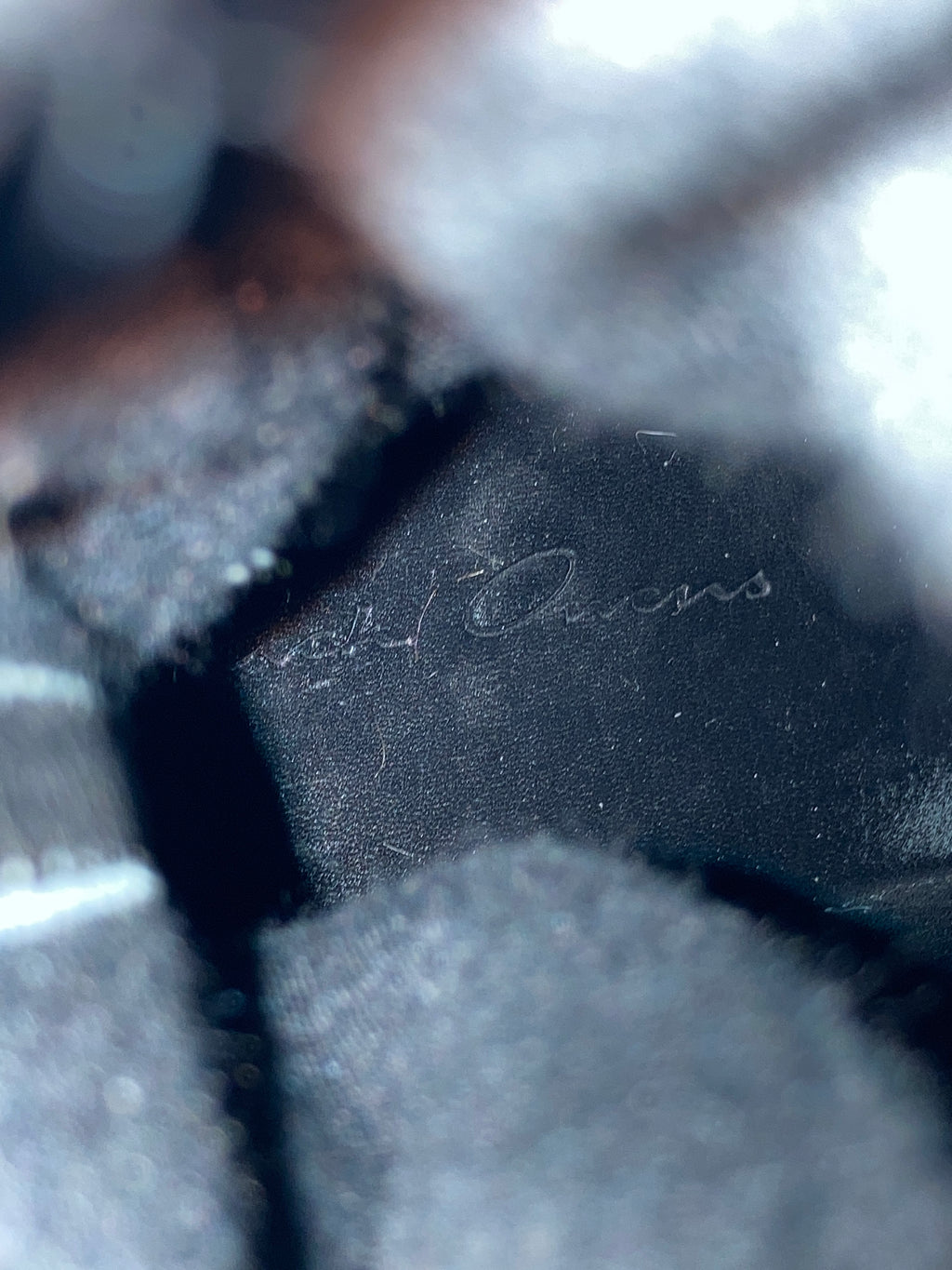 F/W 11 "LIMO" Blistered Lamb Leather Sock Creeper Boots 45/12