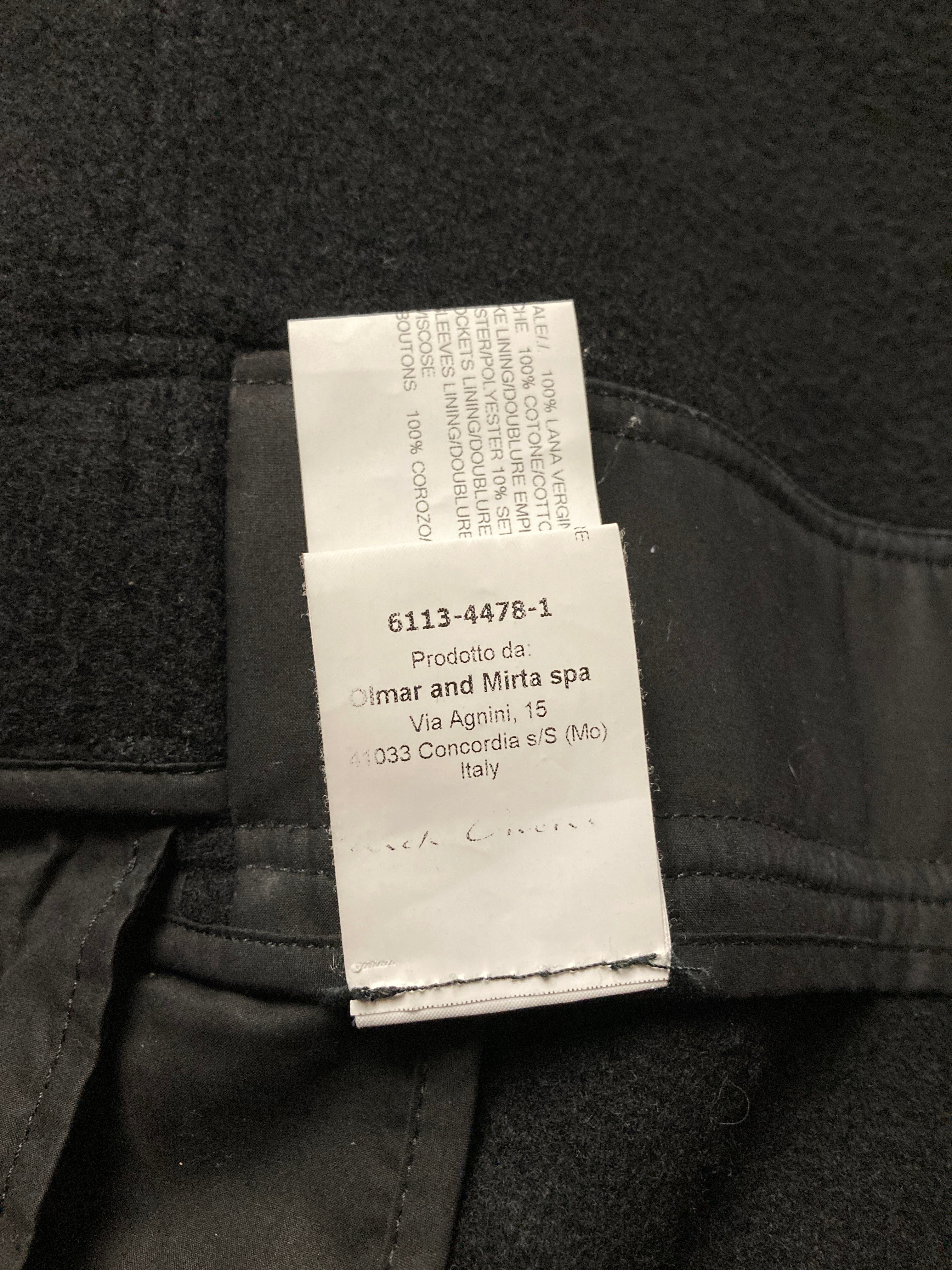 Runway F/W 15 „SPHINX“ Hooded Wool Coat Rick Owens IT50/M