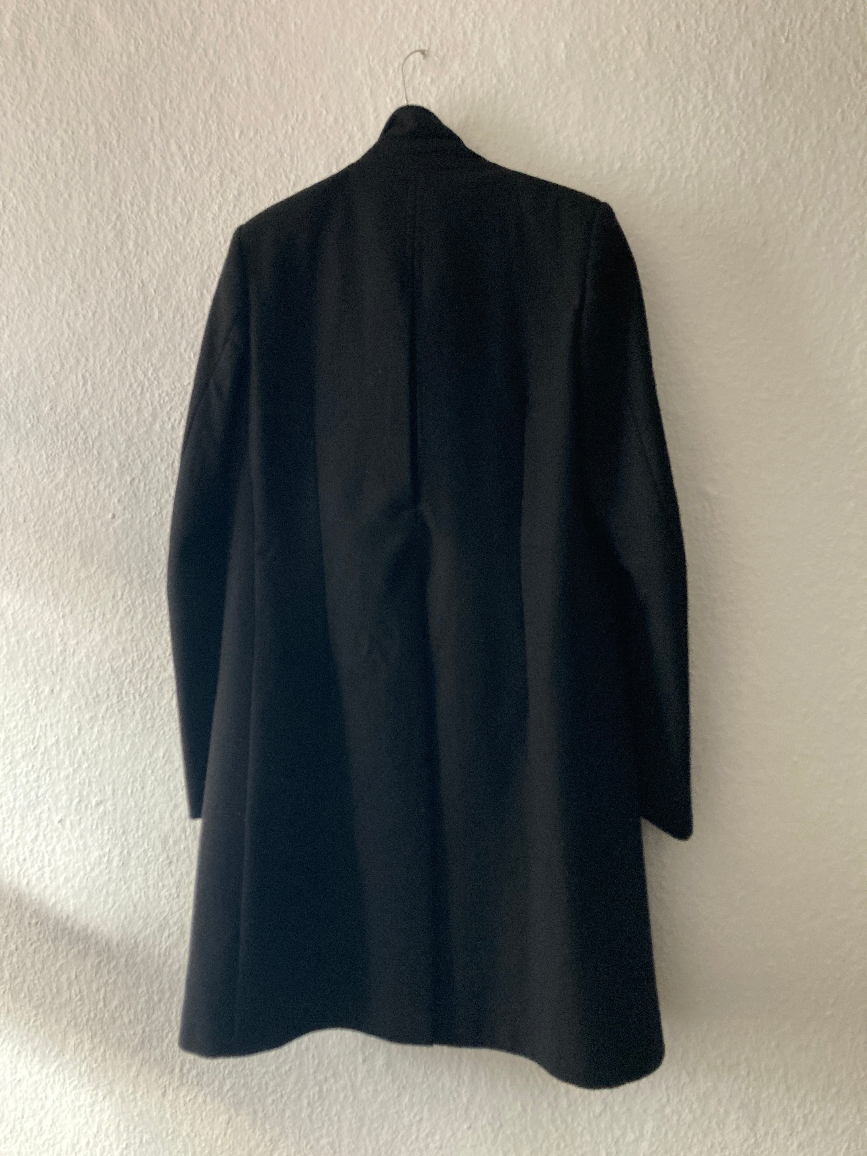 F/W 07 "EXPLODER" Black Cashmere & Wool Officer Coat Rick Owens M