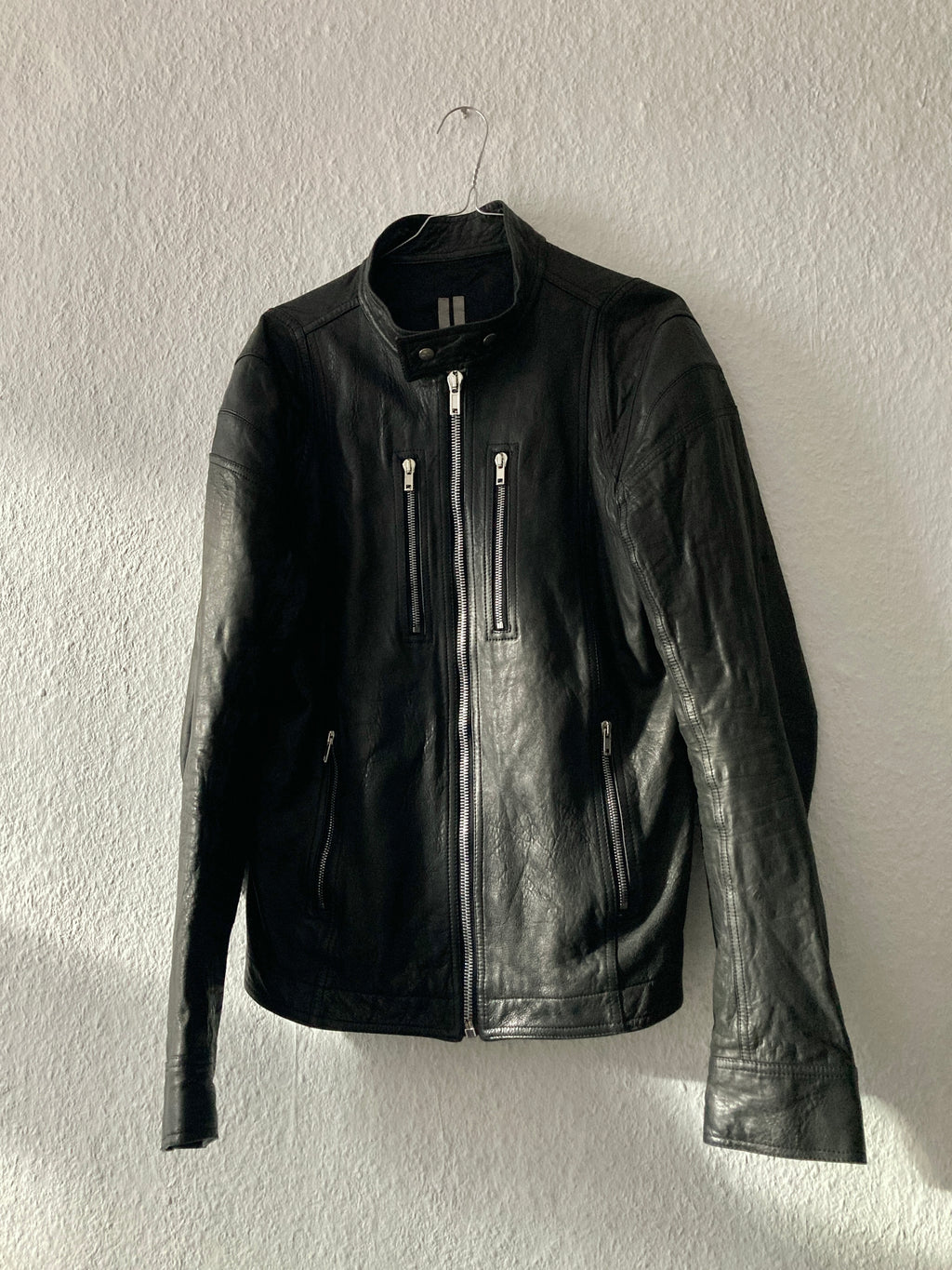 S/S 20 "TECUATL" Heavy Lamb Leather IES Biker Jacket IT50/L