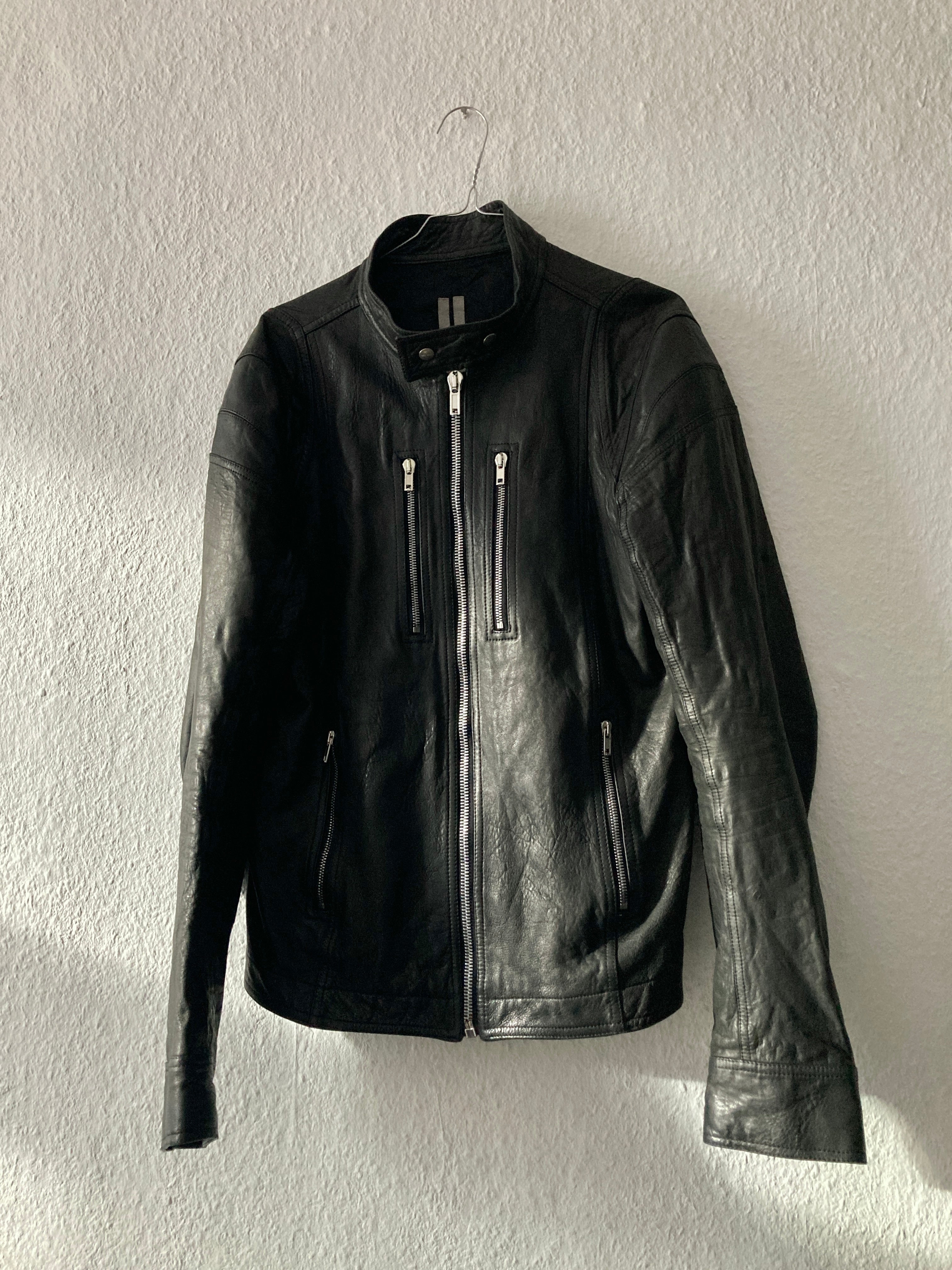 S/S 20 "TECUATL" Heavy Lamb Leather IES Biker Jacket IT50/L