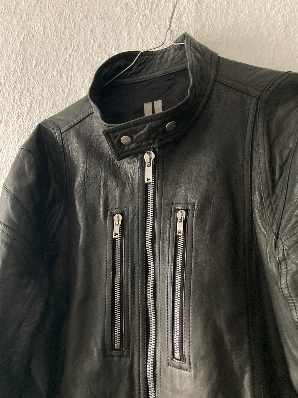 S/S 20 "TECUATL" Heavy Lamb Leather IES Biker Jacket IT50/L