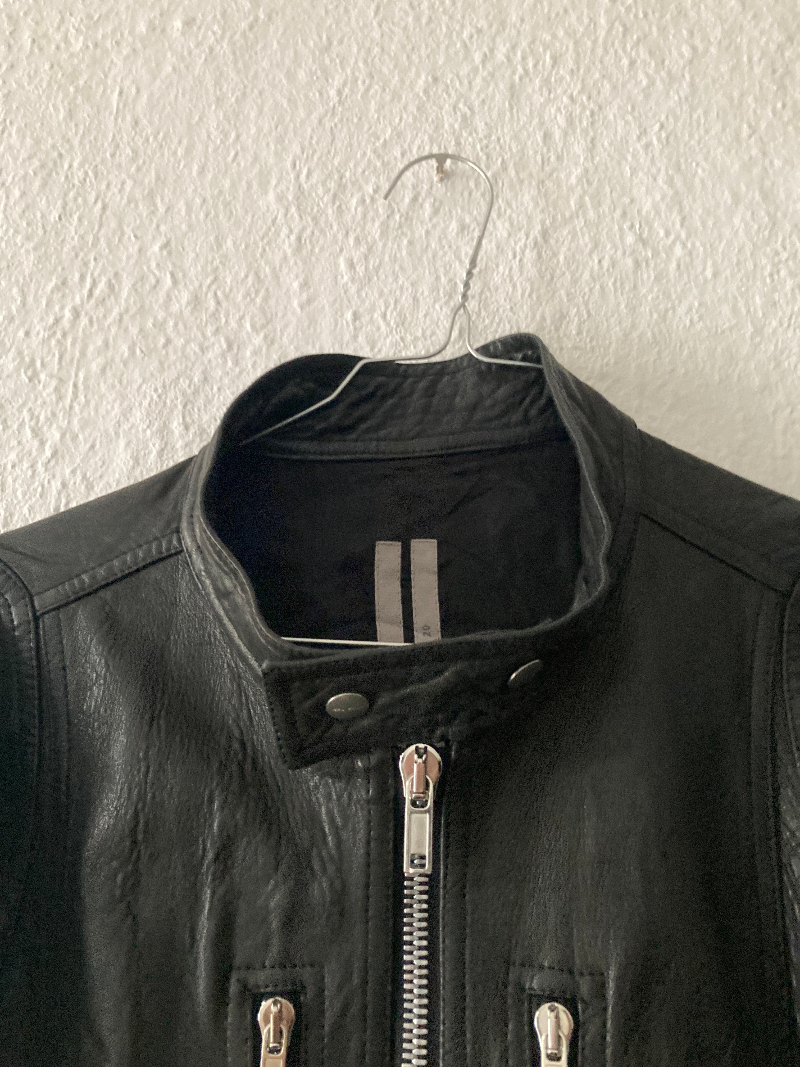 S/S 20 "TECUATL" Heavy Lamb Leather IES Biker Jacket IT50/L