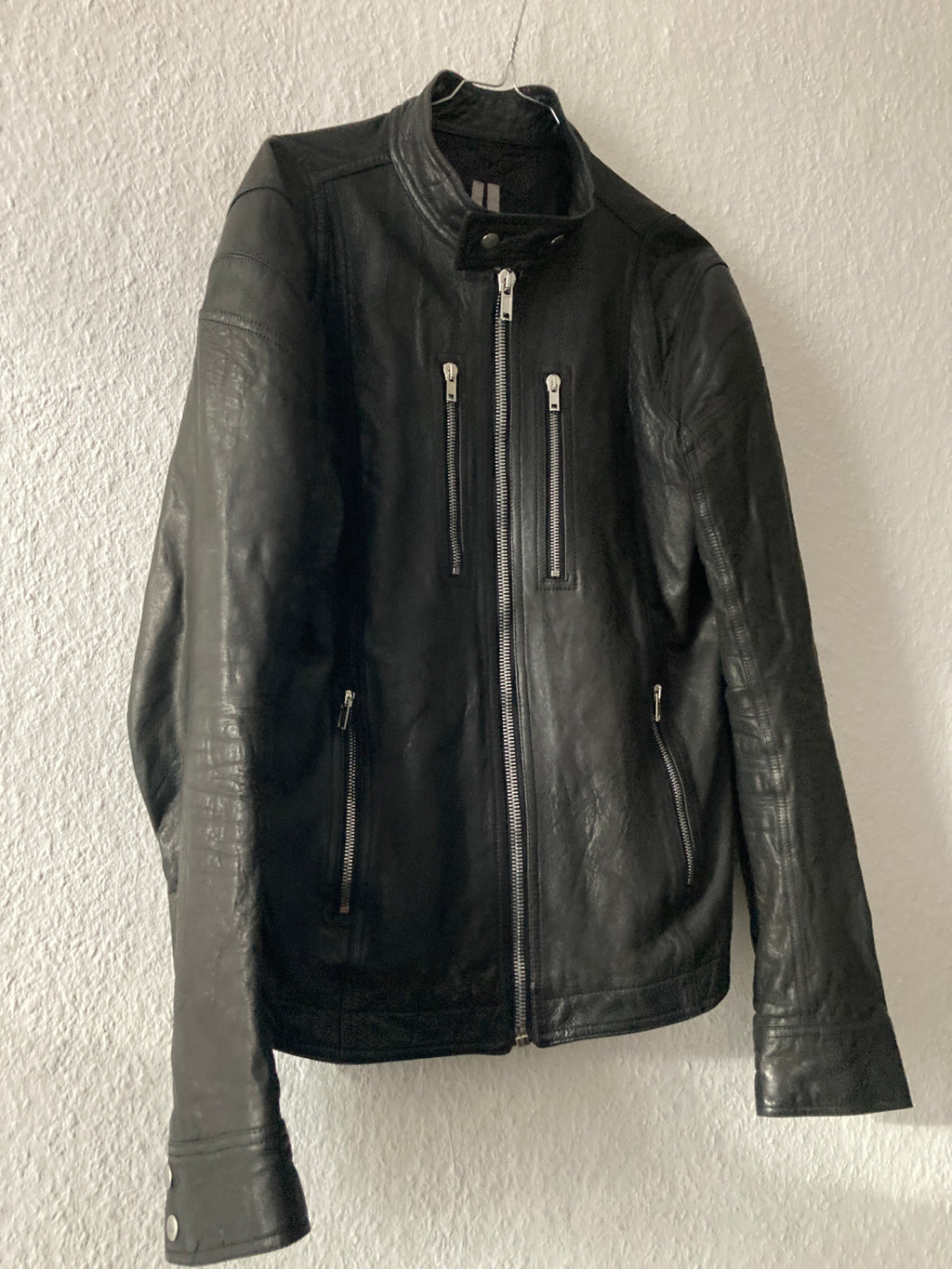 S/S 20 "TECUATL" Heavy Lamb Leather IES Biker Jacket IT50/L