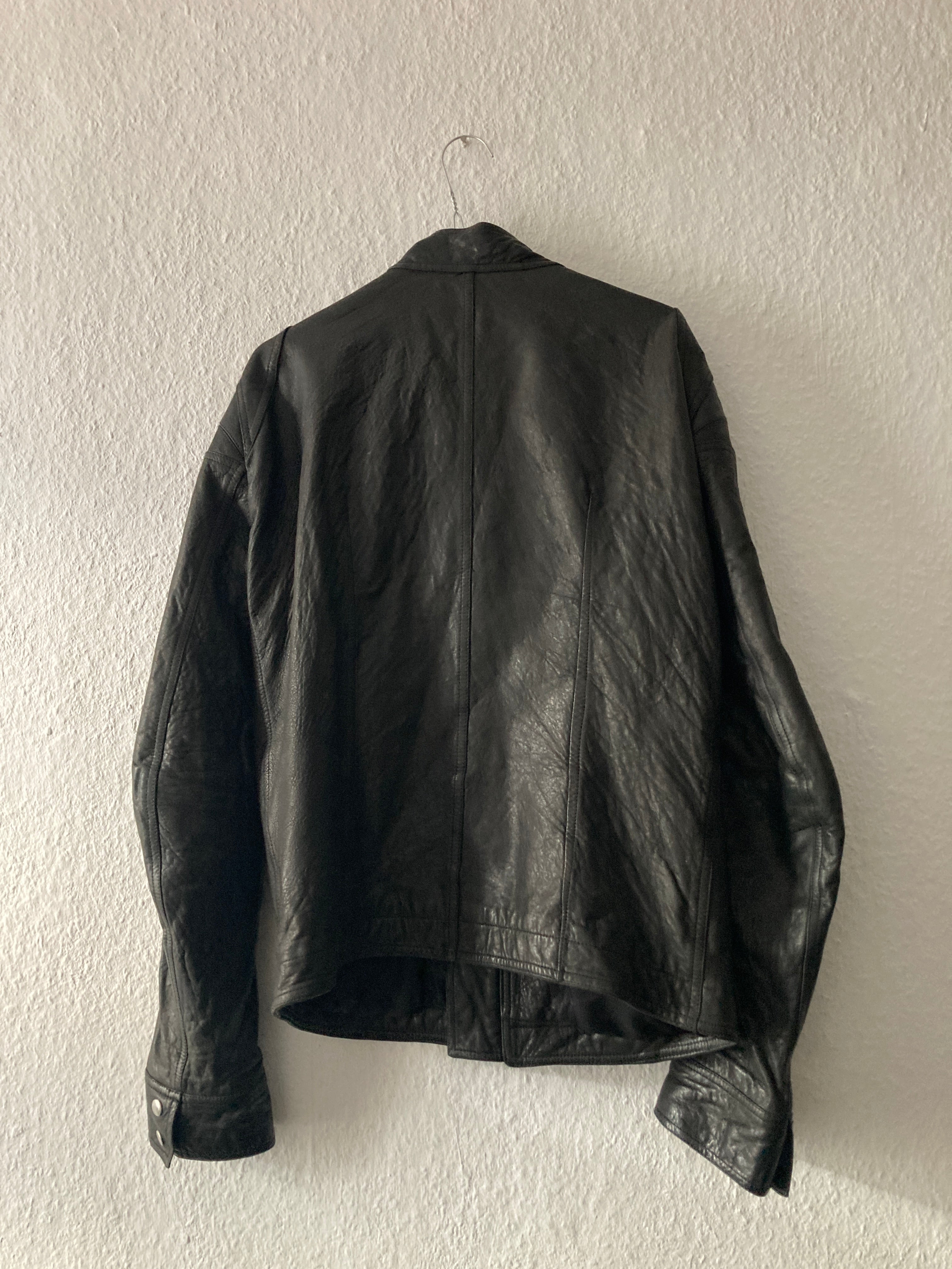 S/S 20 "TECUATL" Heavy Lamb Leather IES Biker Jacket IT50/L