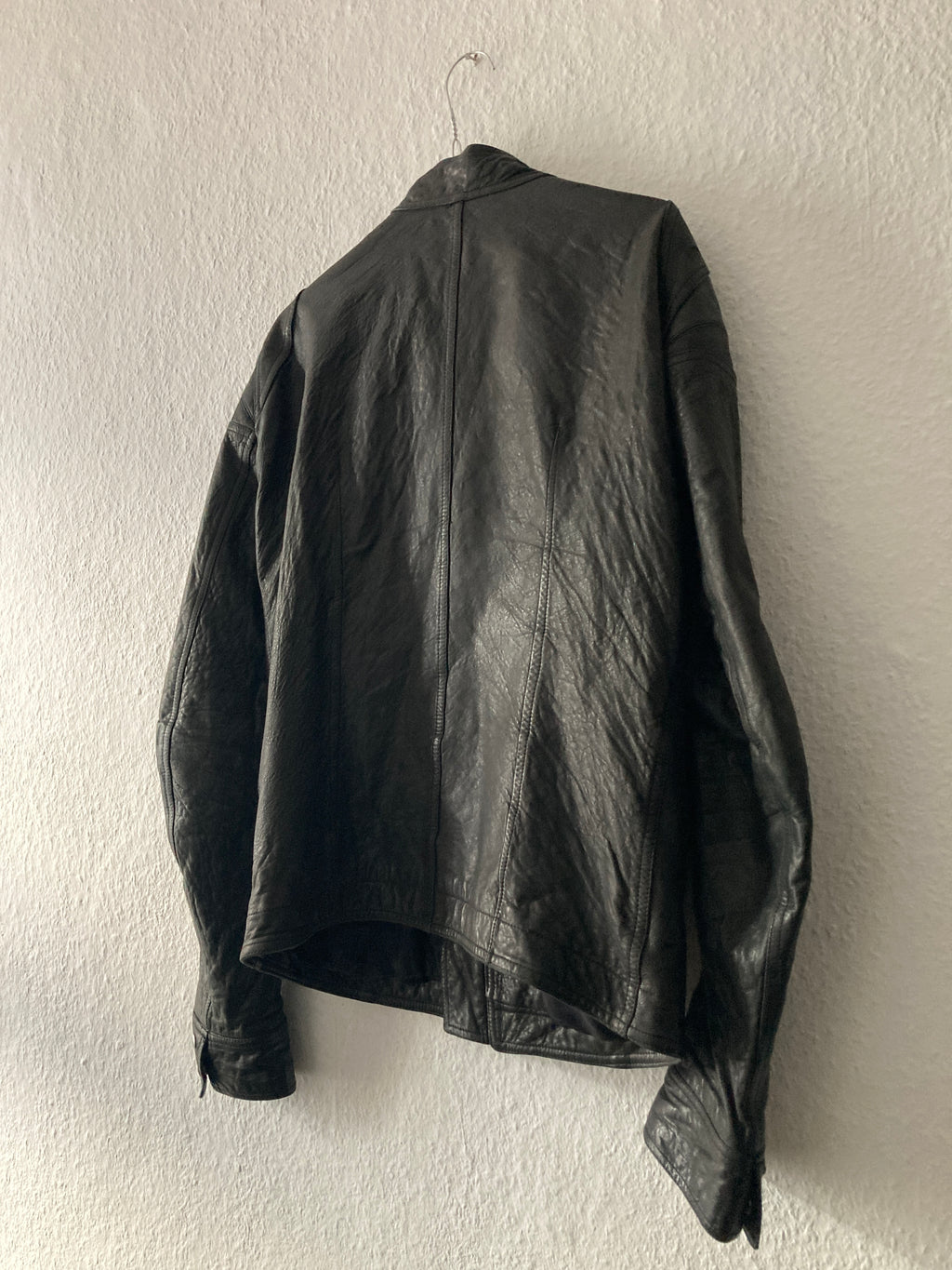 S/S 20 "TECUATL" Heavy Lamb Leather IES Biker Jacket IT50/L
