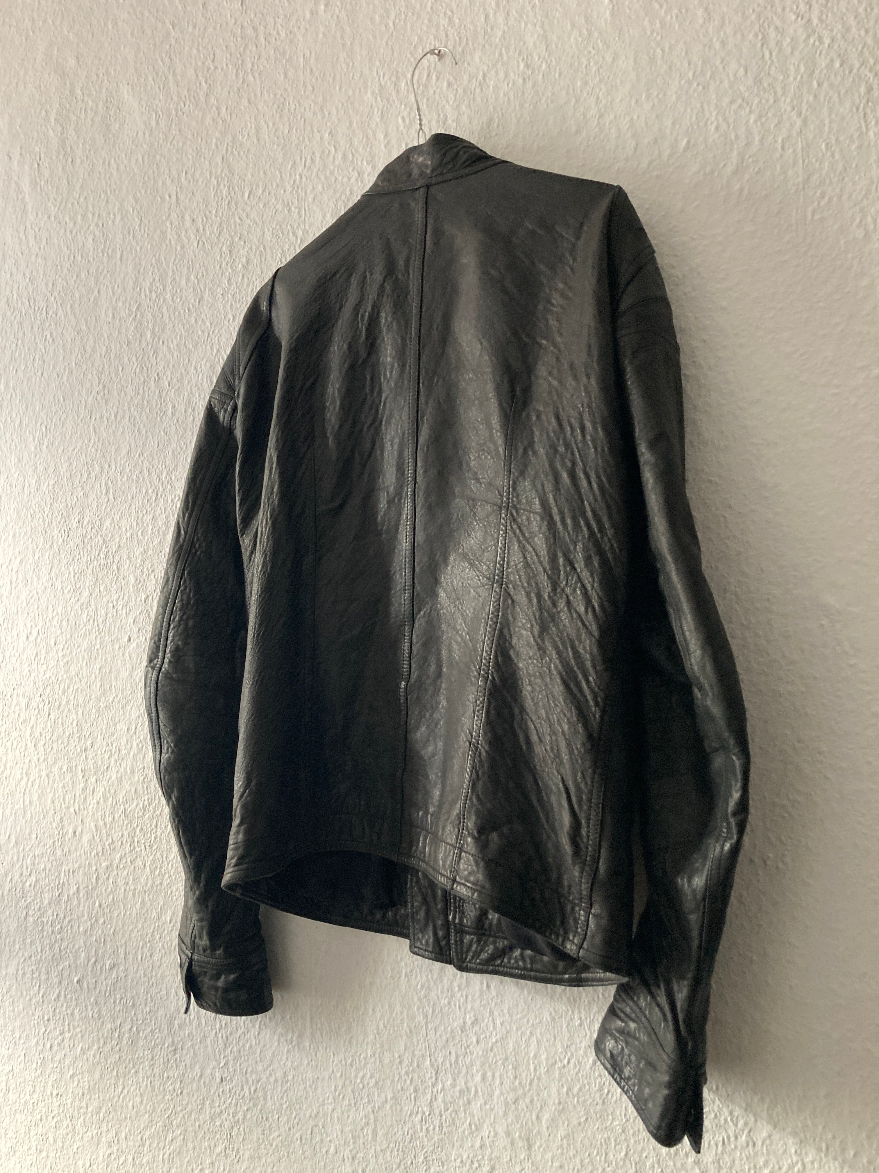 S/S 20 "TECUATL" Heavy Lamb Leather IES Biker Jacket IT50/L