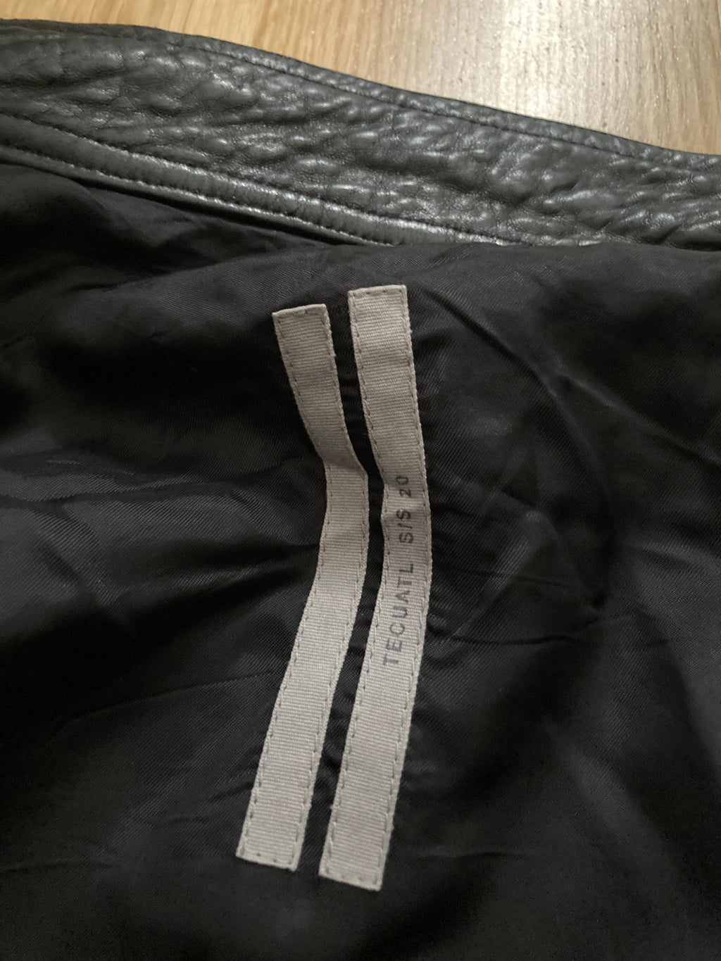 S/S 20 "TECUATL" Heavy Lamb Leather IES Biker Jacket IT50/L