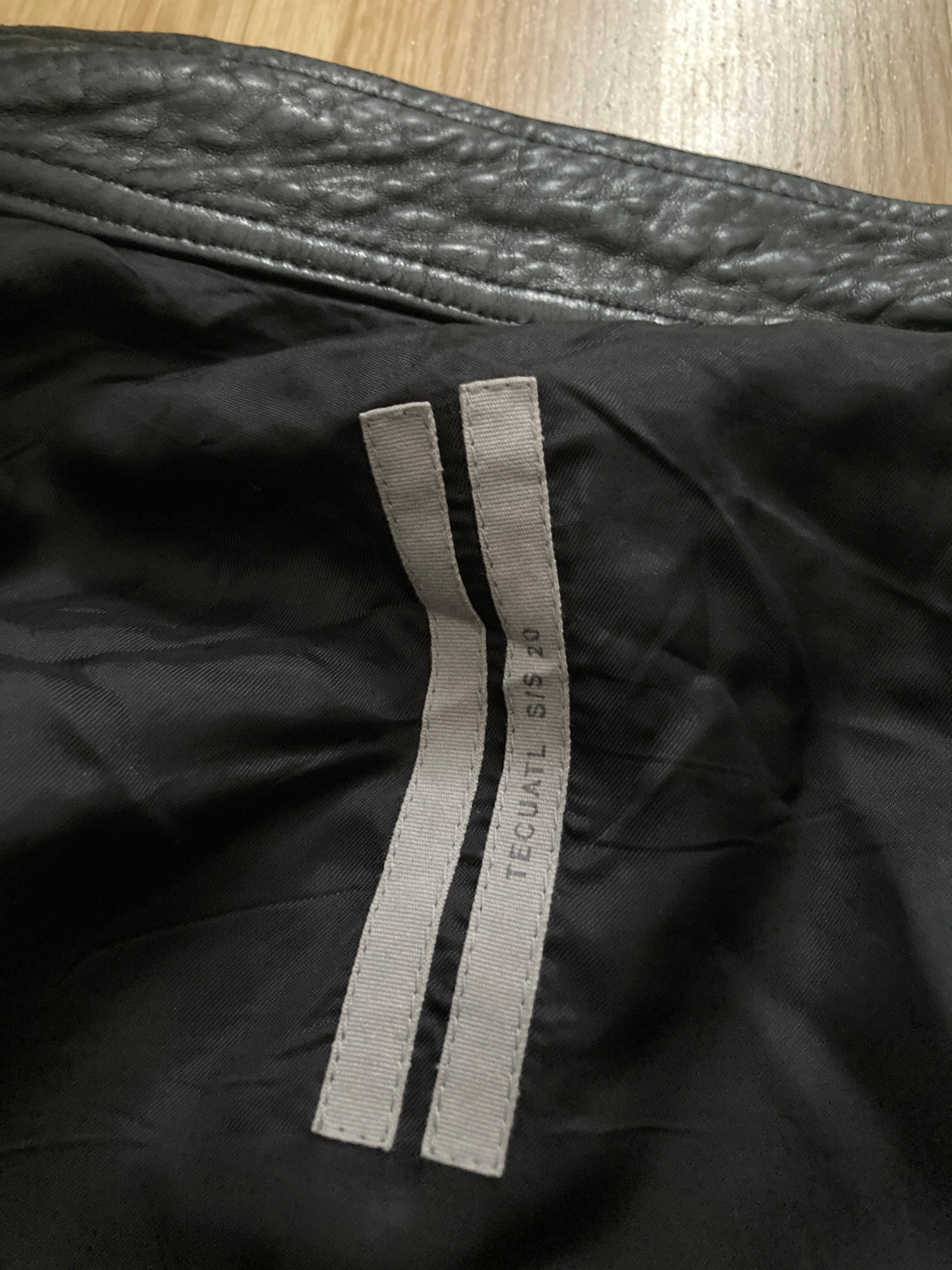 S/S 20 "TECUATL" Heavy Lamb Leather IES Biker Jacket IT50/L