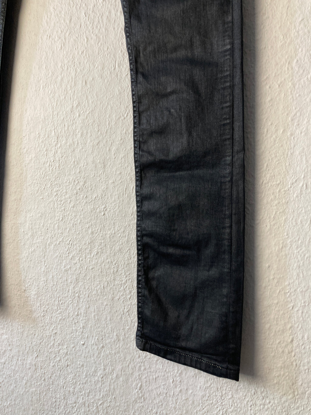 F/W 16 "MASTODON" Waxed Torrence Cut Denim Jeans Rick Owens