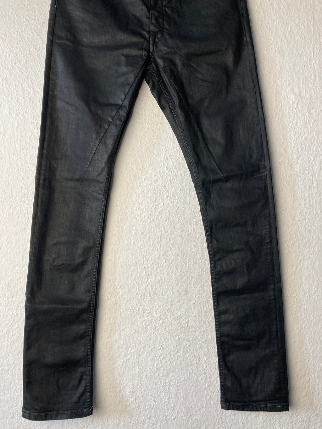F/W 16 "MASTODON" Waxed Torrence Cut Denim Jeans Rick Owens