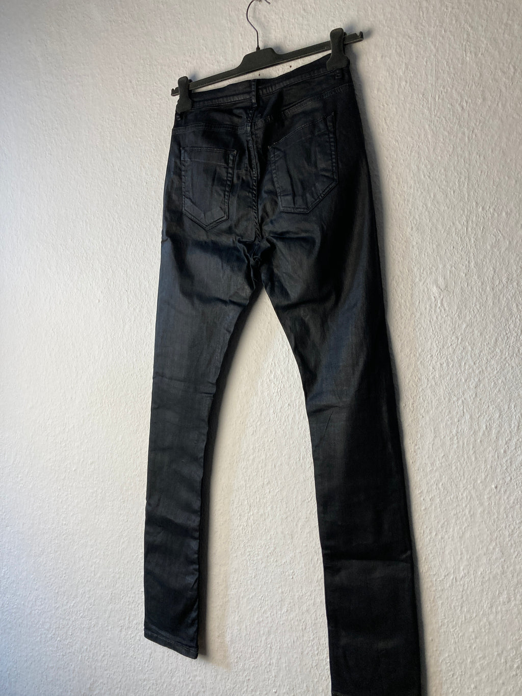 F/W 16 "MASTODON" Waxed Torrence Cut Denim Jeans Rick Owens