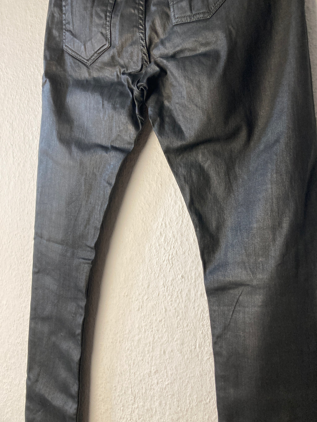 F/W 16 "MASTODON" Waxed Torrence Cut Denim Jeans Rick Owens