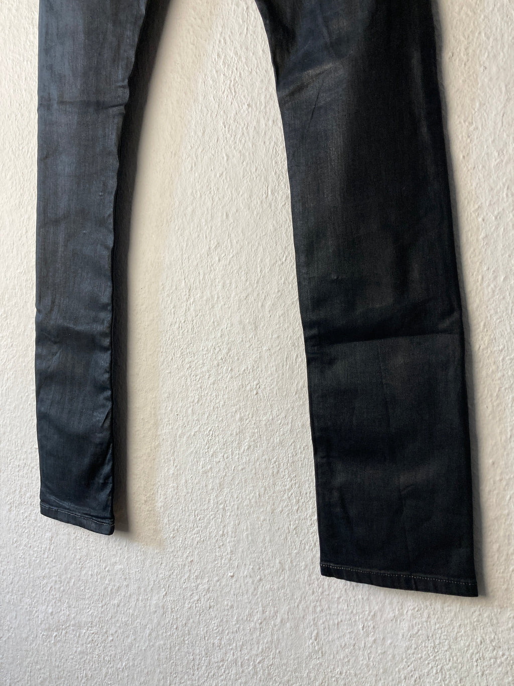 F/W 16 "MASTODON" Waxed Torrence Cut Denim Jeans Rick Owens