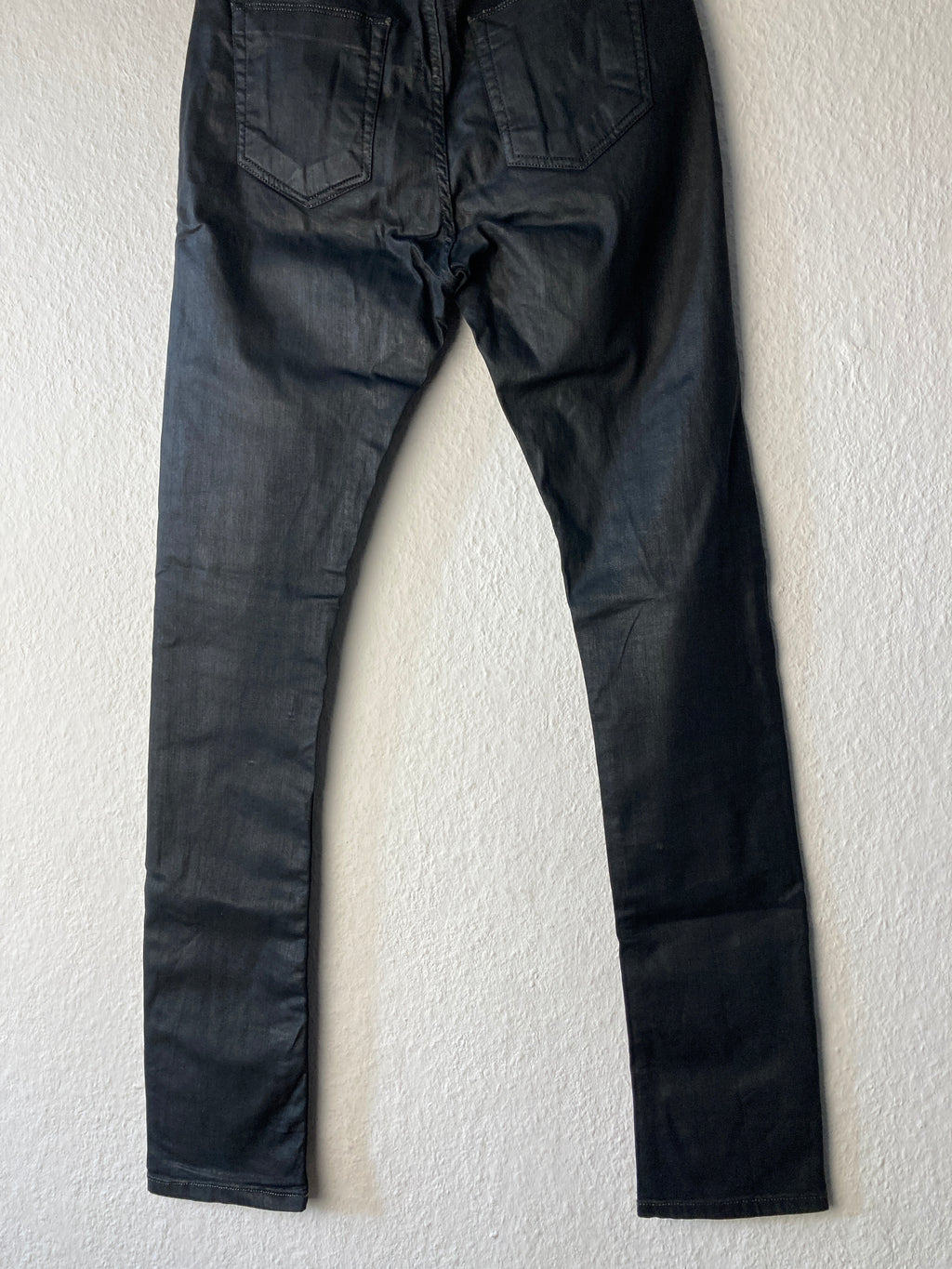 F/W 16 "MASTODON" Waxed Torrence Cut Denim Jeans Rick Owens