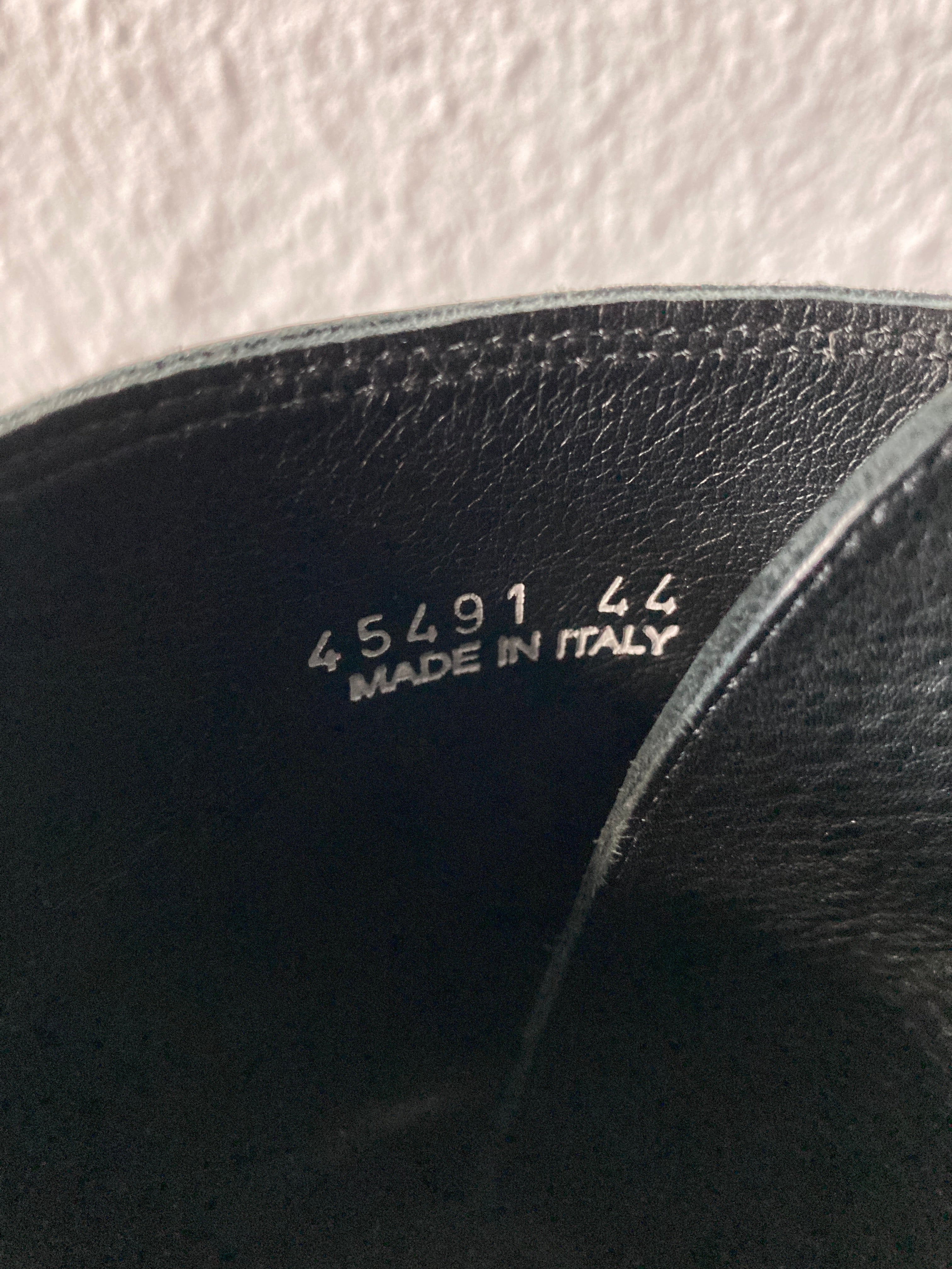 F/W 12 „MOUNTAIN“ Black Flat Sole Combat Boots IT44 Rick Owens