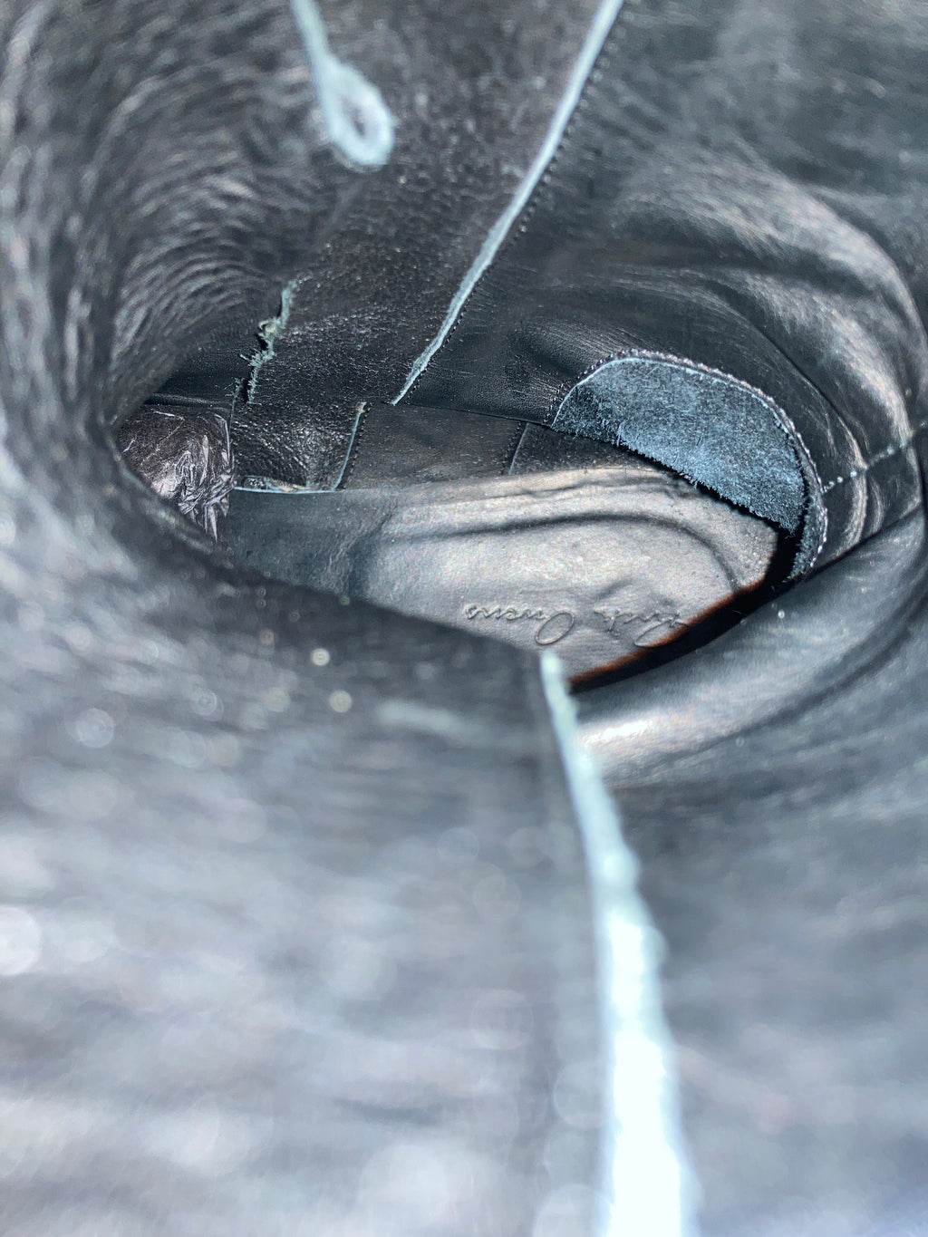 F/W 12 „MOUNTAIN“ Black Flat Sole Combat Boots IT44 Rick Owens