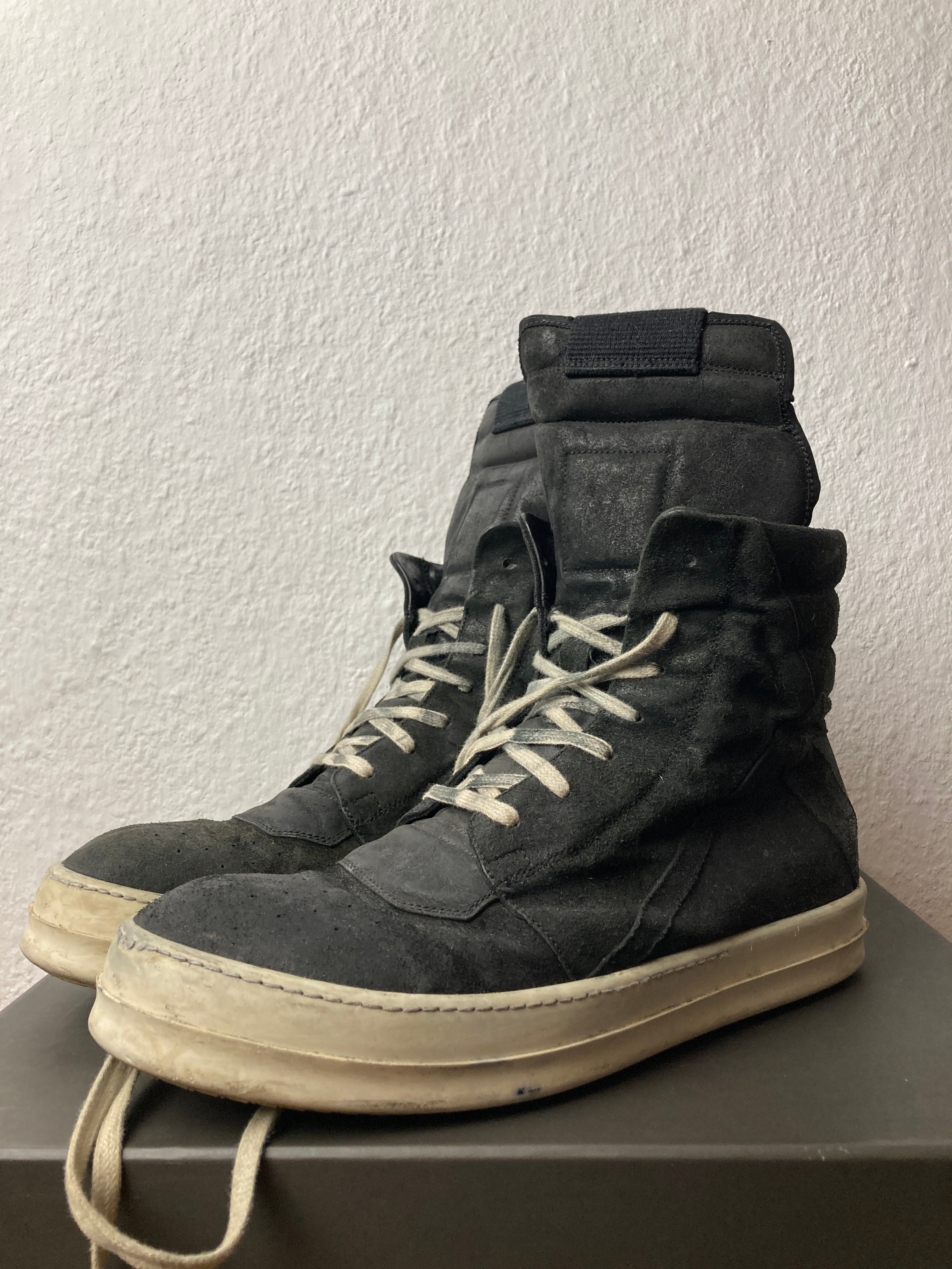 S/S 15 „FAUN“ Reverse Leather Geobaskets IT43 Rick Owens