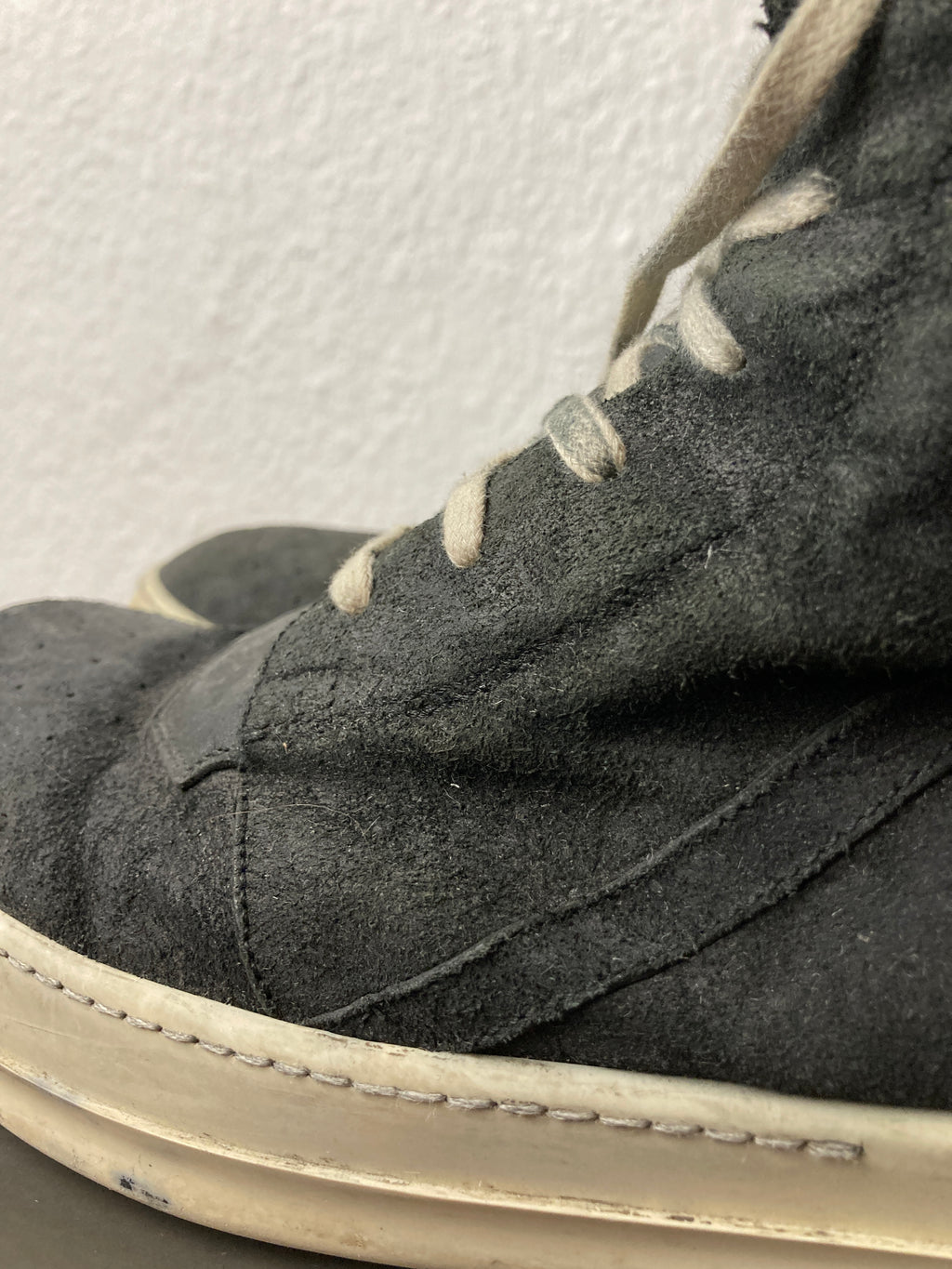 S/S 15 „FAUN“ Reverse Leather Geobaskets IT43 Rick Owens