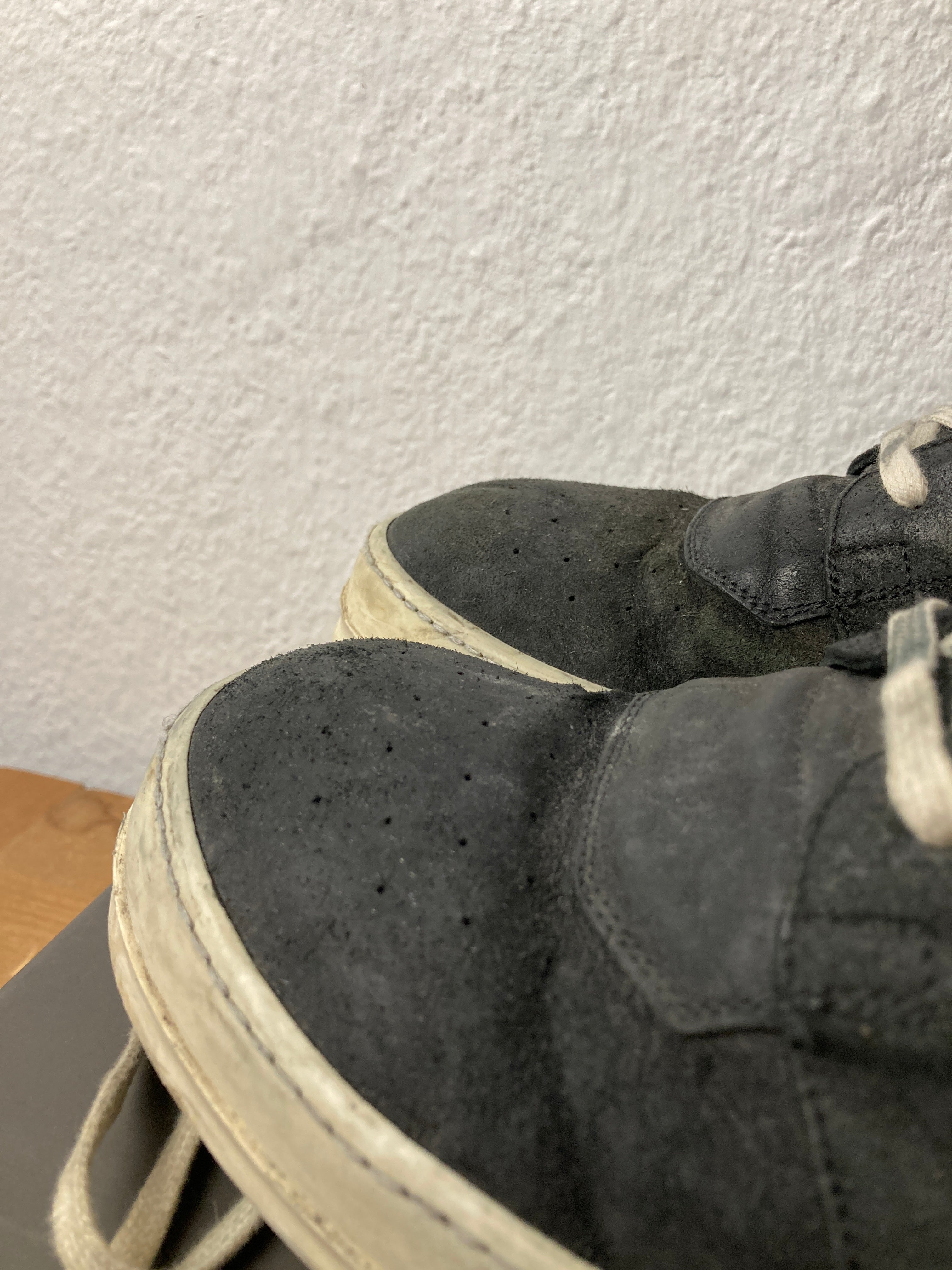 S/S 15 „FAUN“ Reverse Leather Geobaskets IT43 Rick Owens