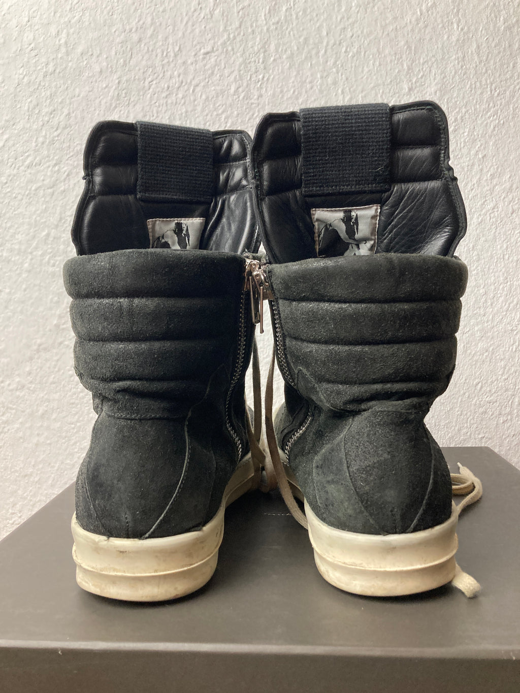 S/S 15 „FAUN“ Reverse Leather Geobaskets IT43 Rick Owens