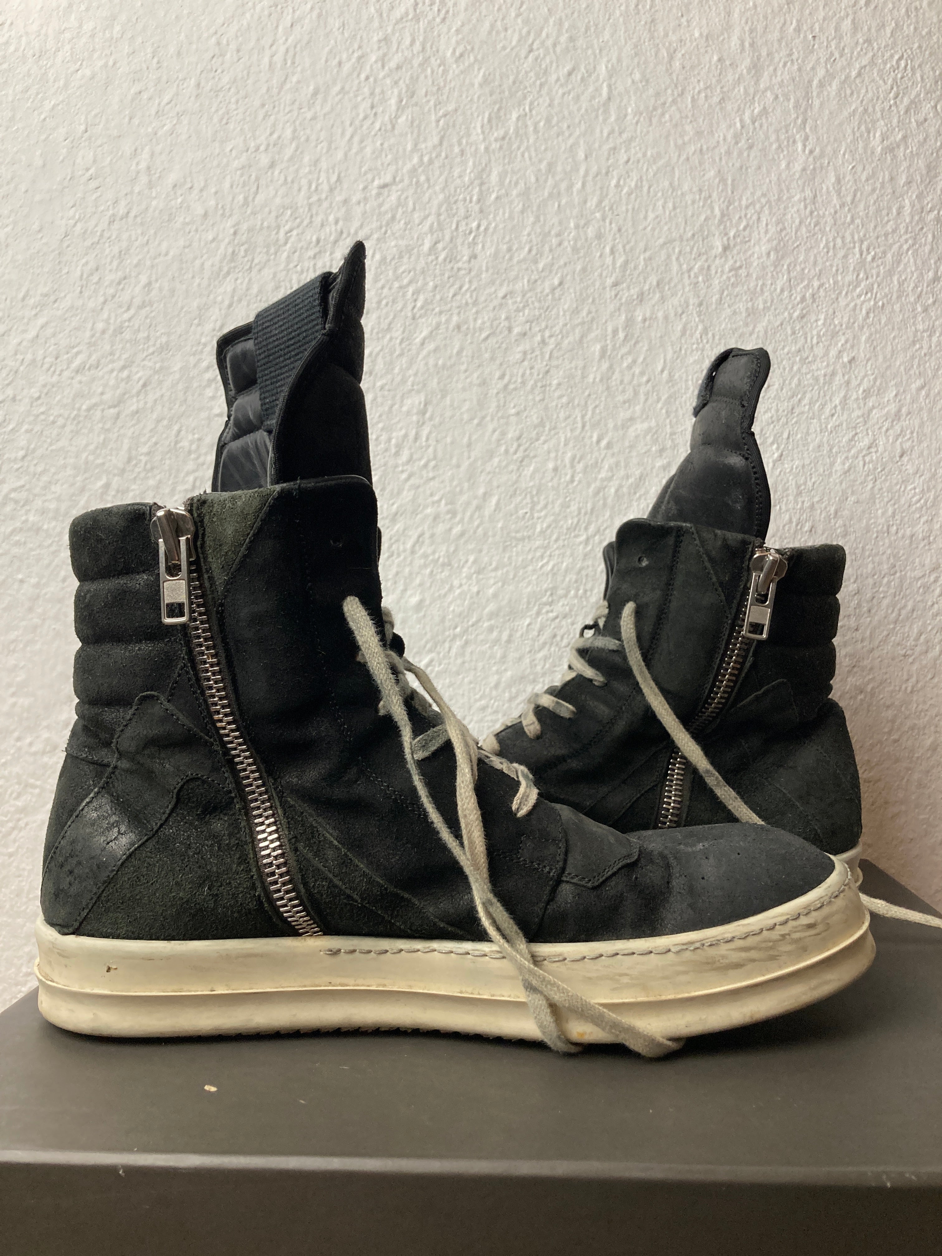 S/S 15 „FAUN“ Reverse Leather Geobaskets IT43 Rick Owens