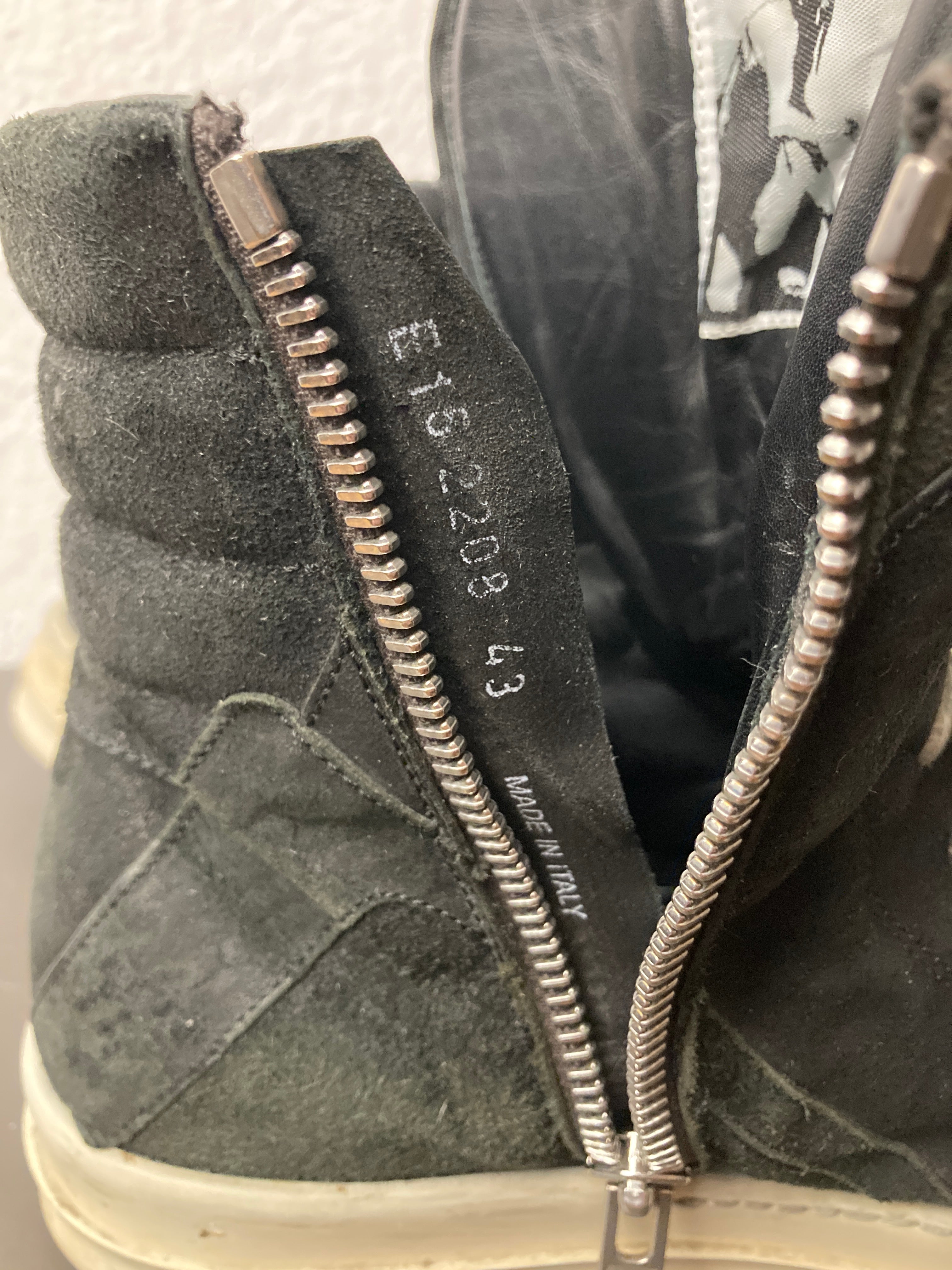 S/S 15 „FAUN“ Reverse Leather Geobaskets IT43 Rick Owens