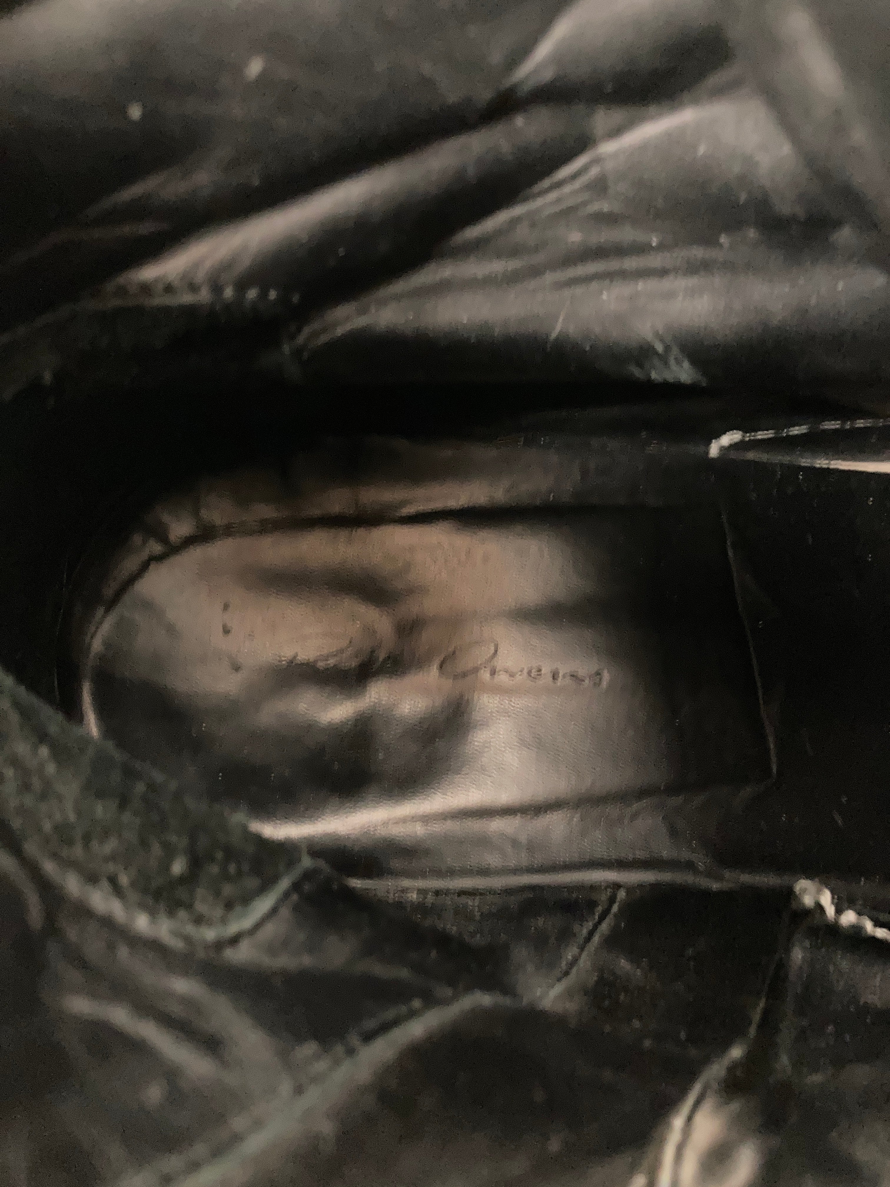 S/S 15 „FAUN“ Reverse Leather Geobaskets IT43 Rick Owens