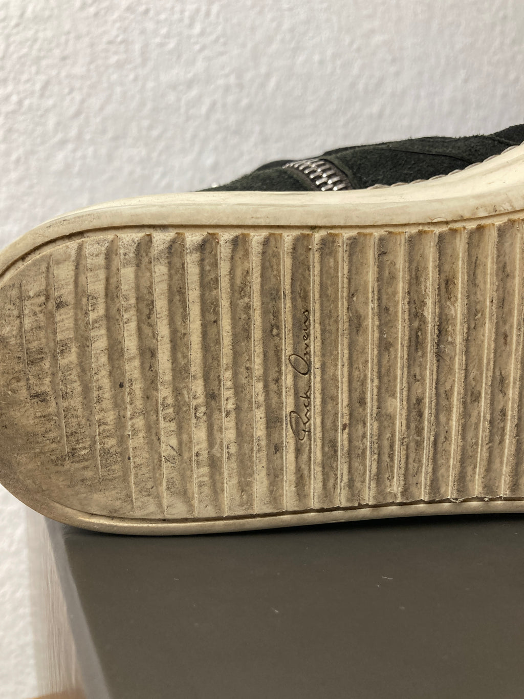 S/S 15 „FAUN“ Reverse Leather Geobaskets IT43 Rick Owens