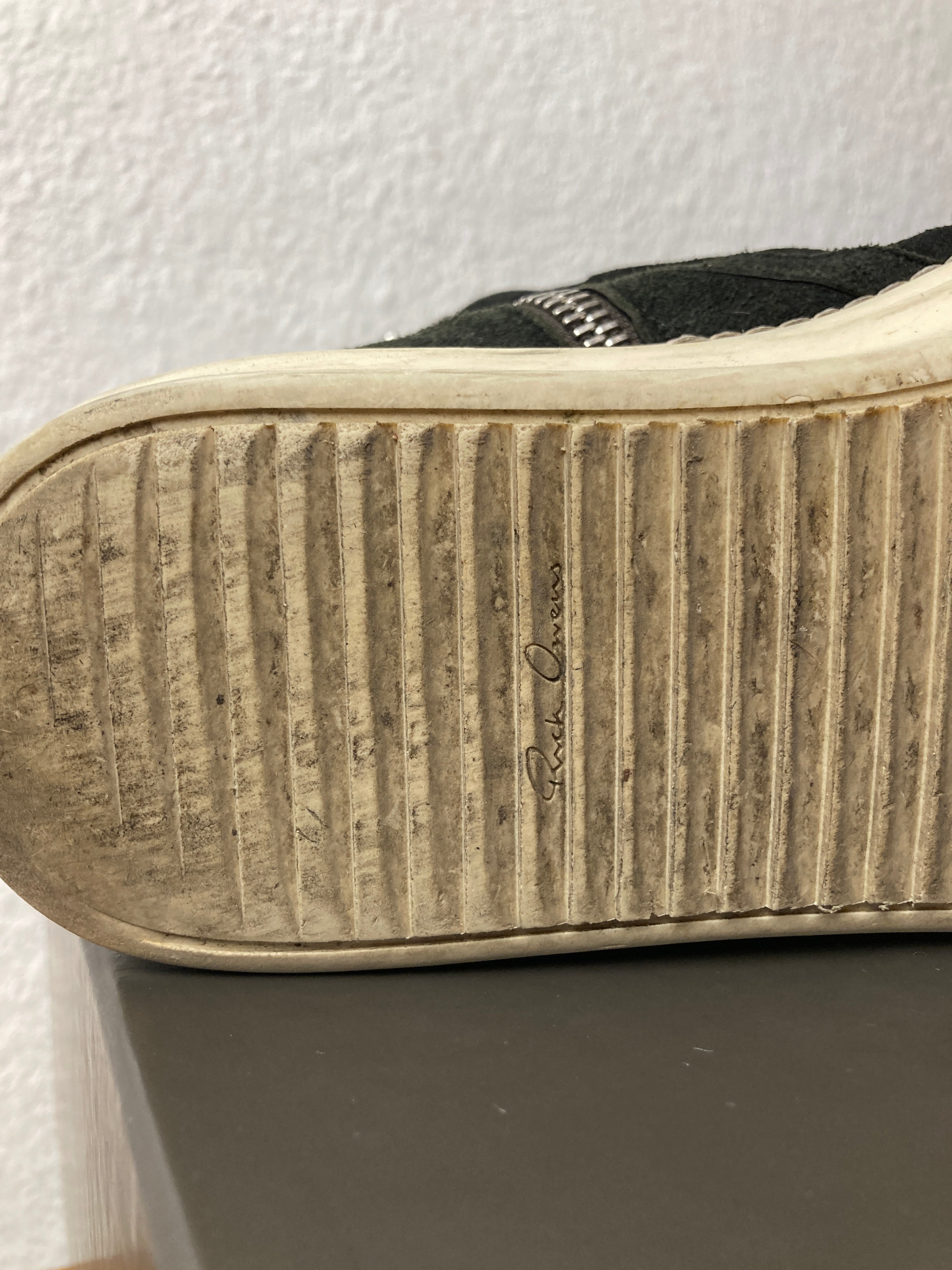 S/S 15 „FAUN“ Reverse Leather Geobaskets IT43 Rick Owens