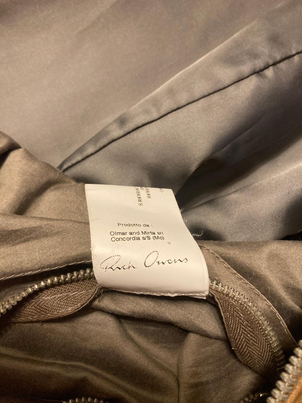 F/W 09 “CRUST” Hammered Lamb Mollino Leather Jacket Dust L