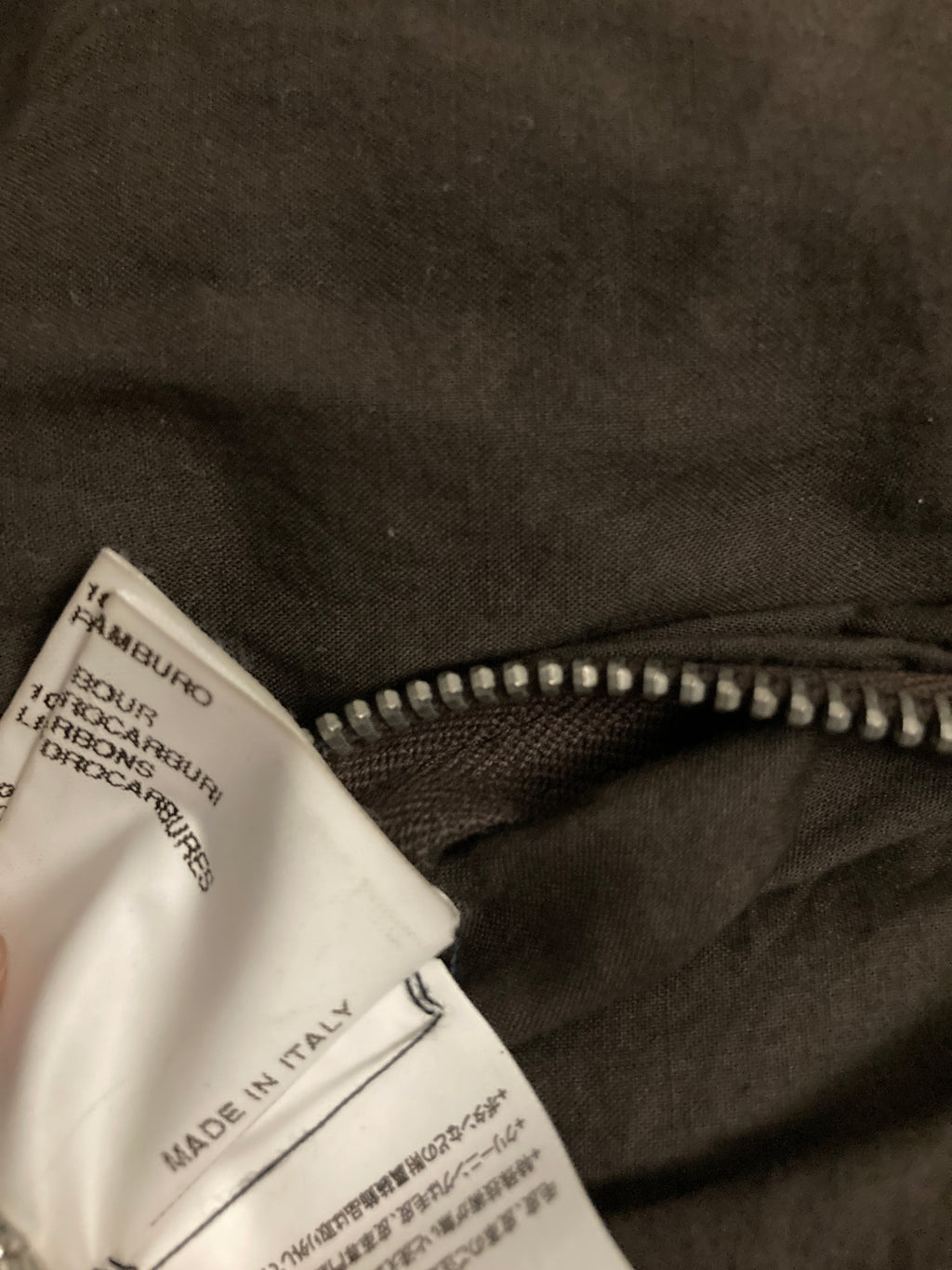 F/W 04 "QUEEN" Blistered Lamb Leather "Fogpocket" Jacket in Black and Size M