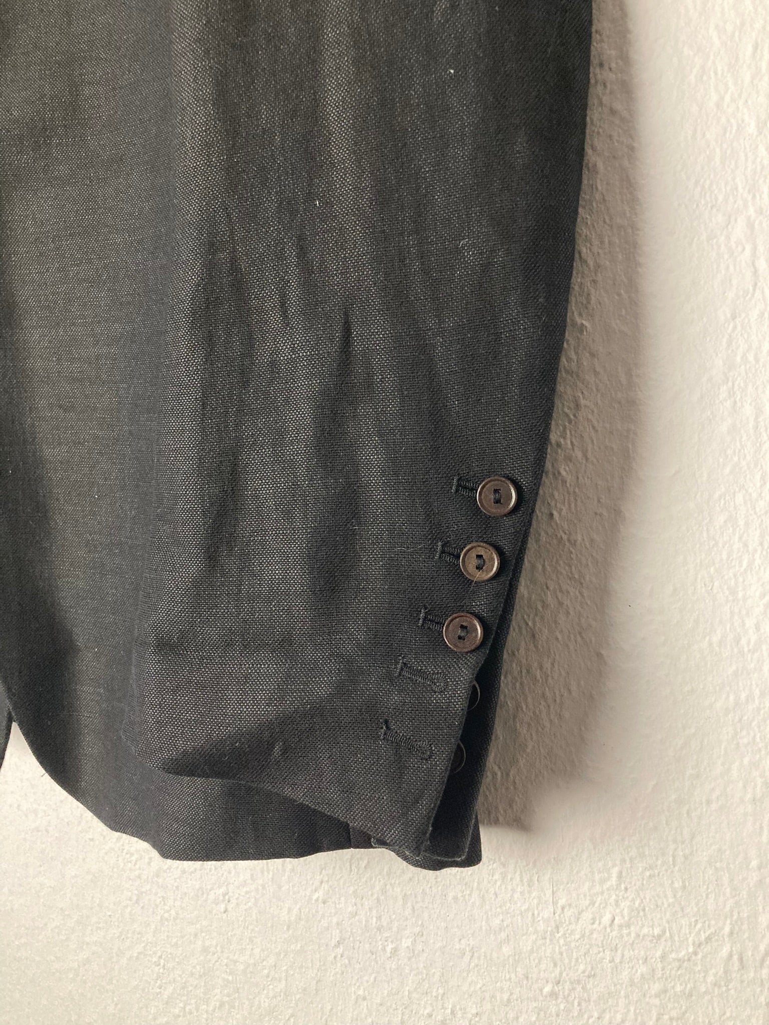 F/W 12 "MOUNTAIN" Shawl Collar Hemp & Wool Single-Breasted Blazer