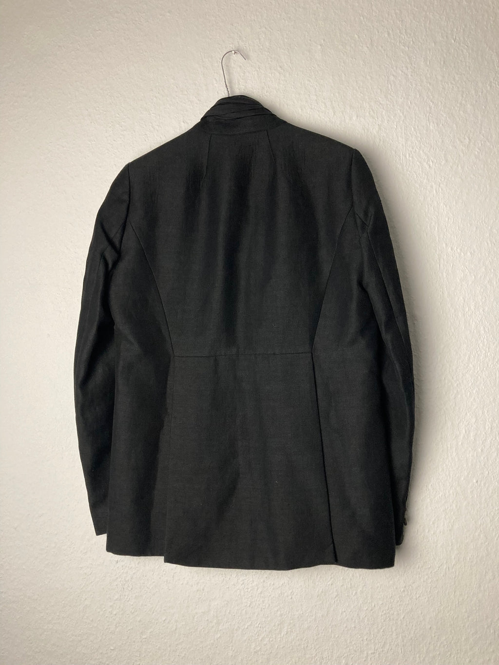 F/W 12 "MOUNTAIN" Shawl Collar Hemp & Wool Single-Breasted Blazer