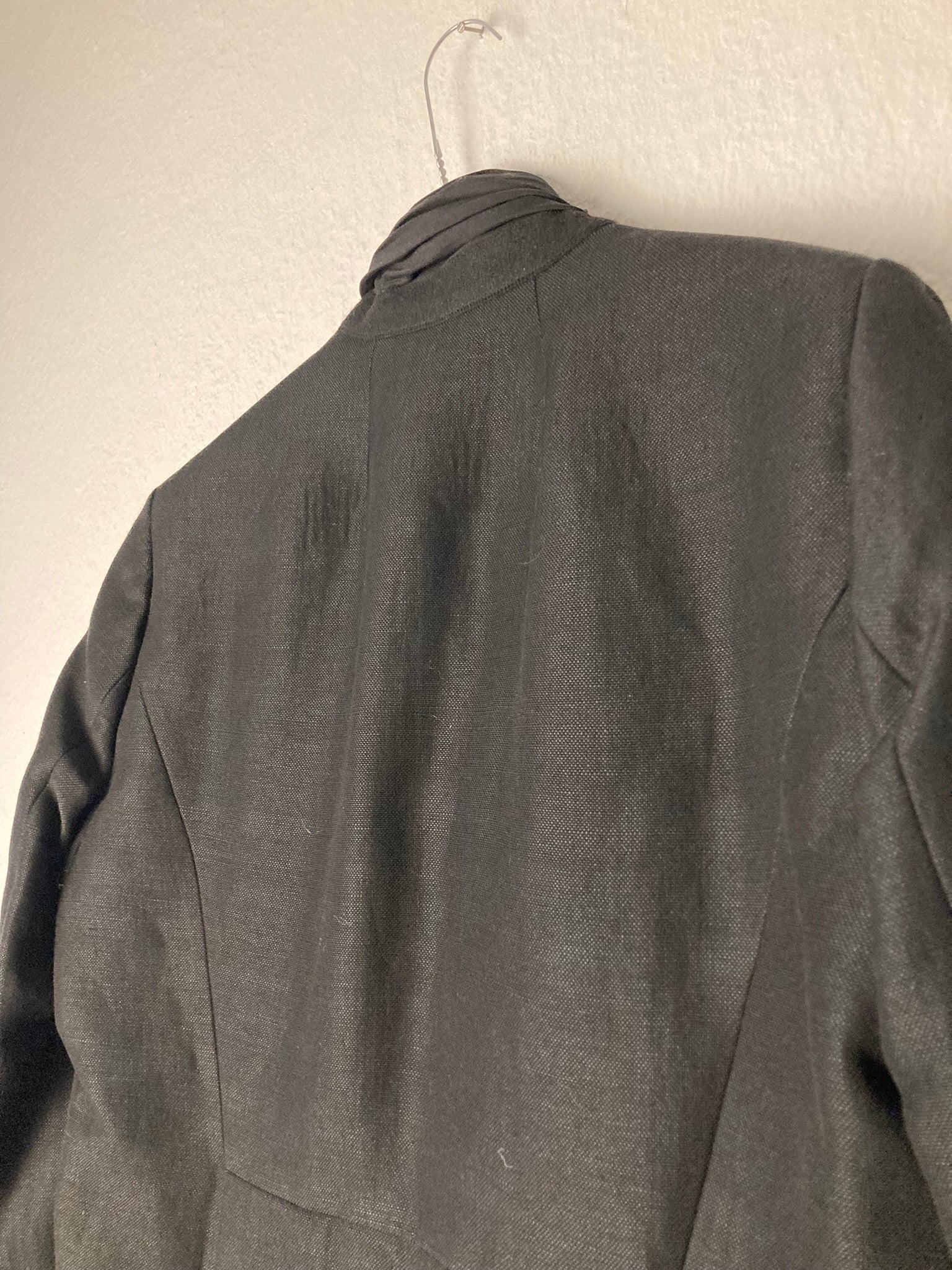 F/W 12 "MOUNTAIN" Shawl Collar Hemp & Wool Single-Breasted Blazer