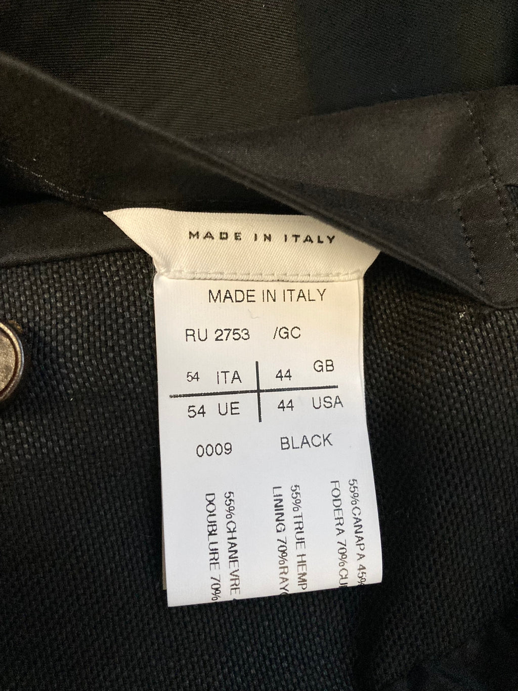 F/W 12 "MOUNTAIN" Shawl Collar Hemp & Wool Single-Breasted Blazer