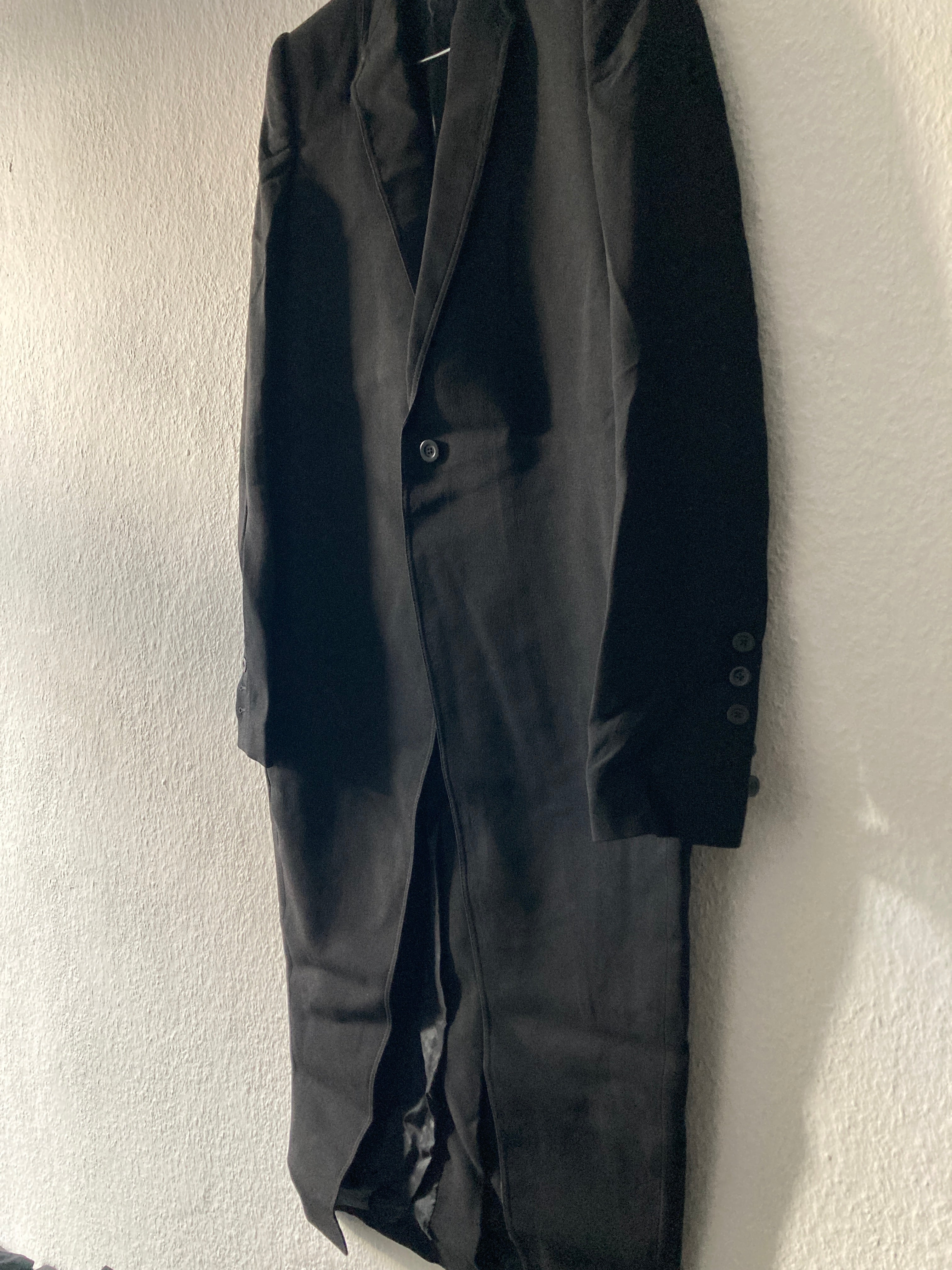 S/S 17 "WALRUS" Long Knife Wool Coat Rick Owens