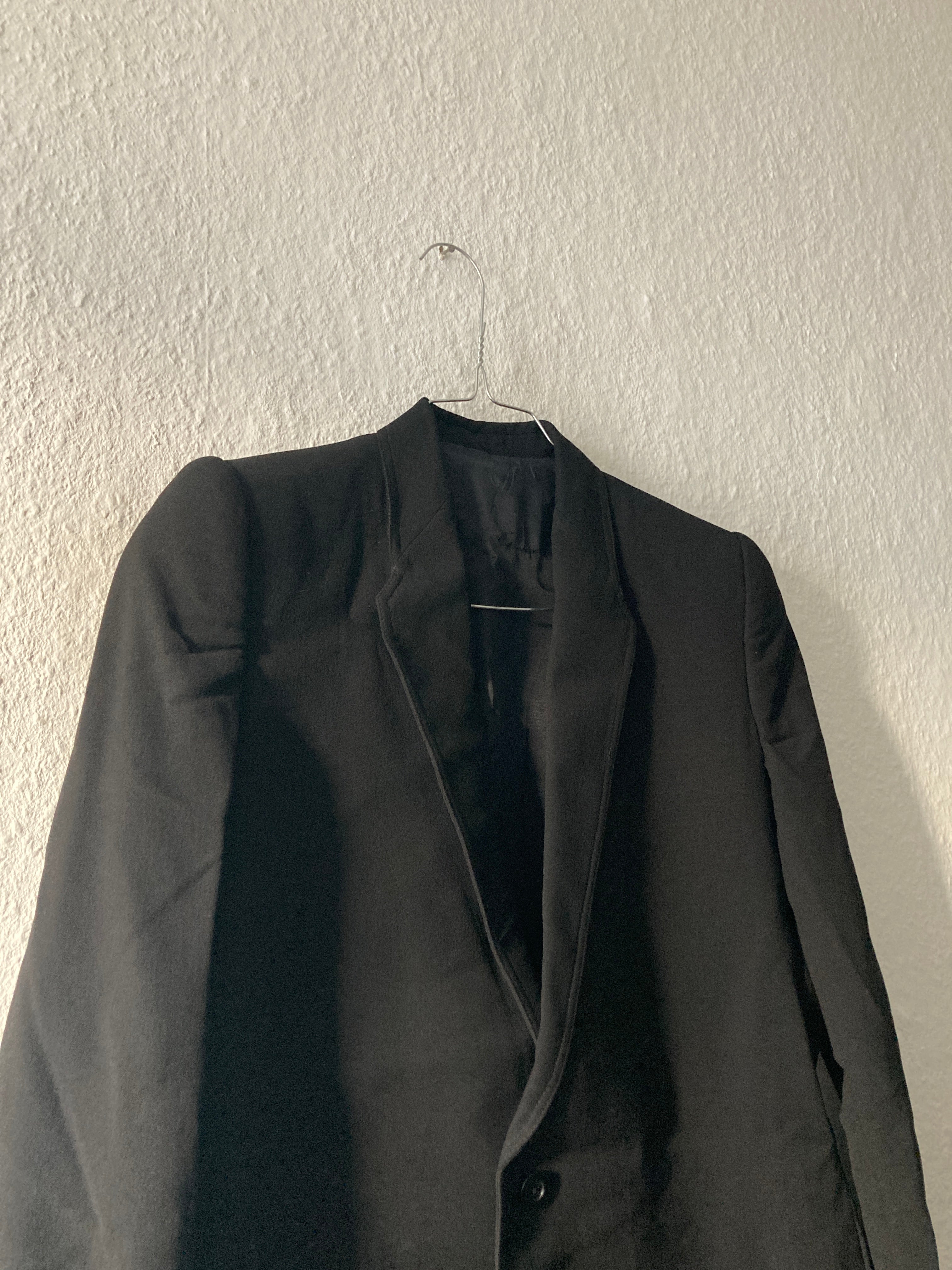 S/S 17 "WALRUS" Long Knife Wool Coat Rick Owens