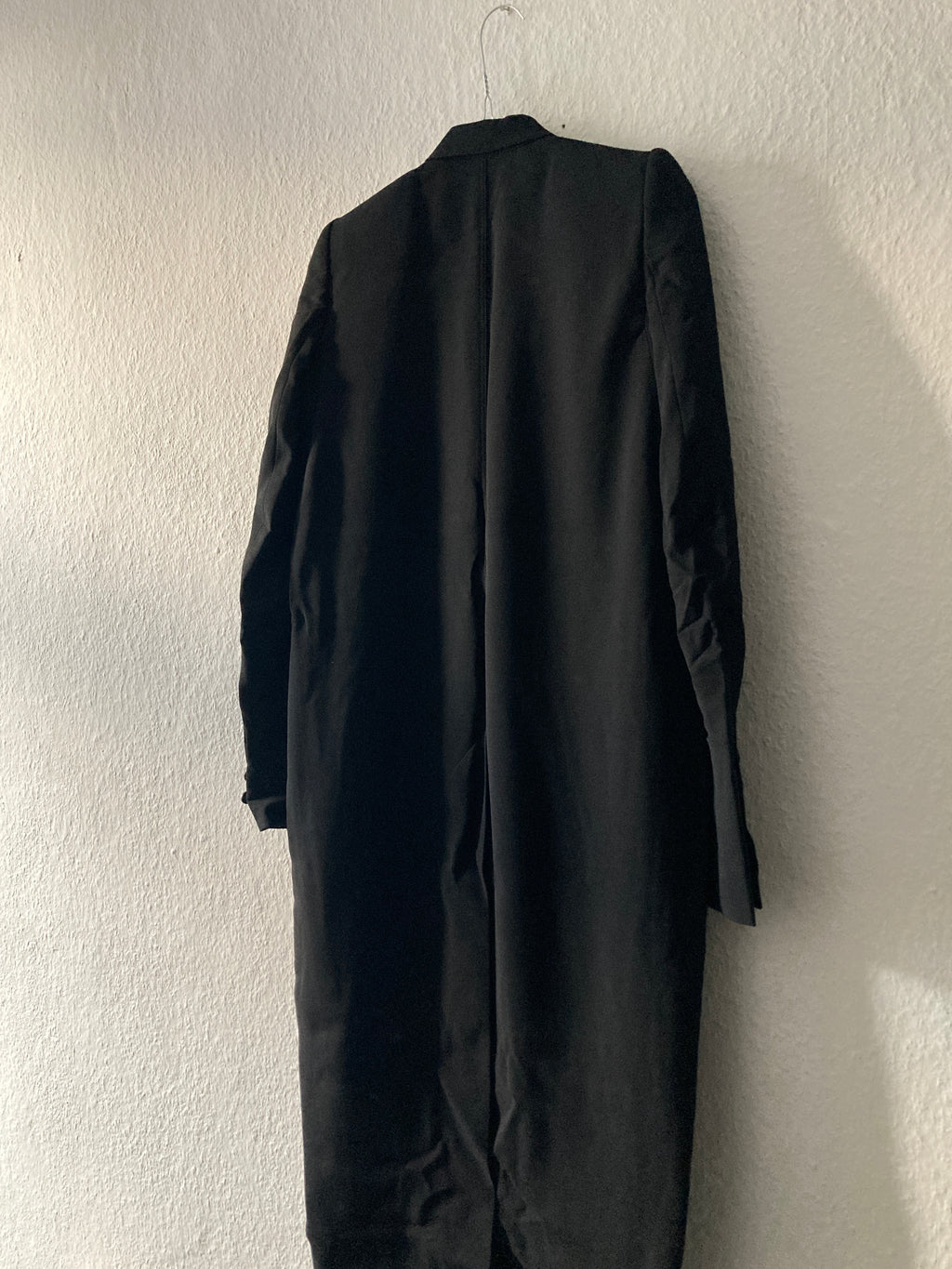 S/S 17 "WALRUS" Long Knife Wool Coat Rick Owens