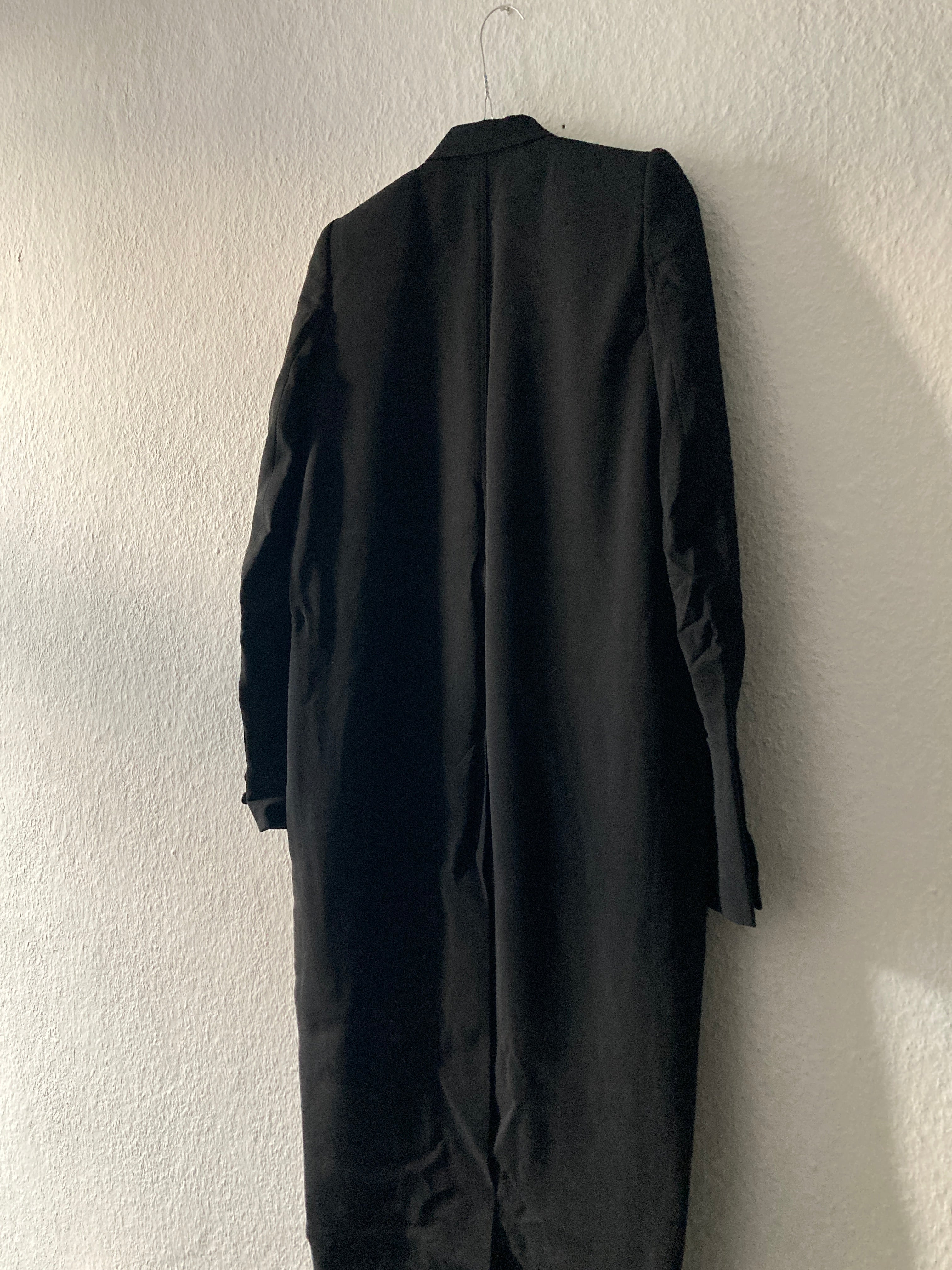 S/S 17 "WALRUS" Long Knife Wool Coat Rick Owens