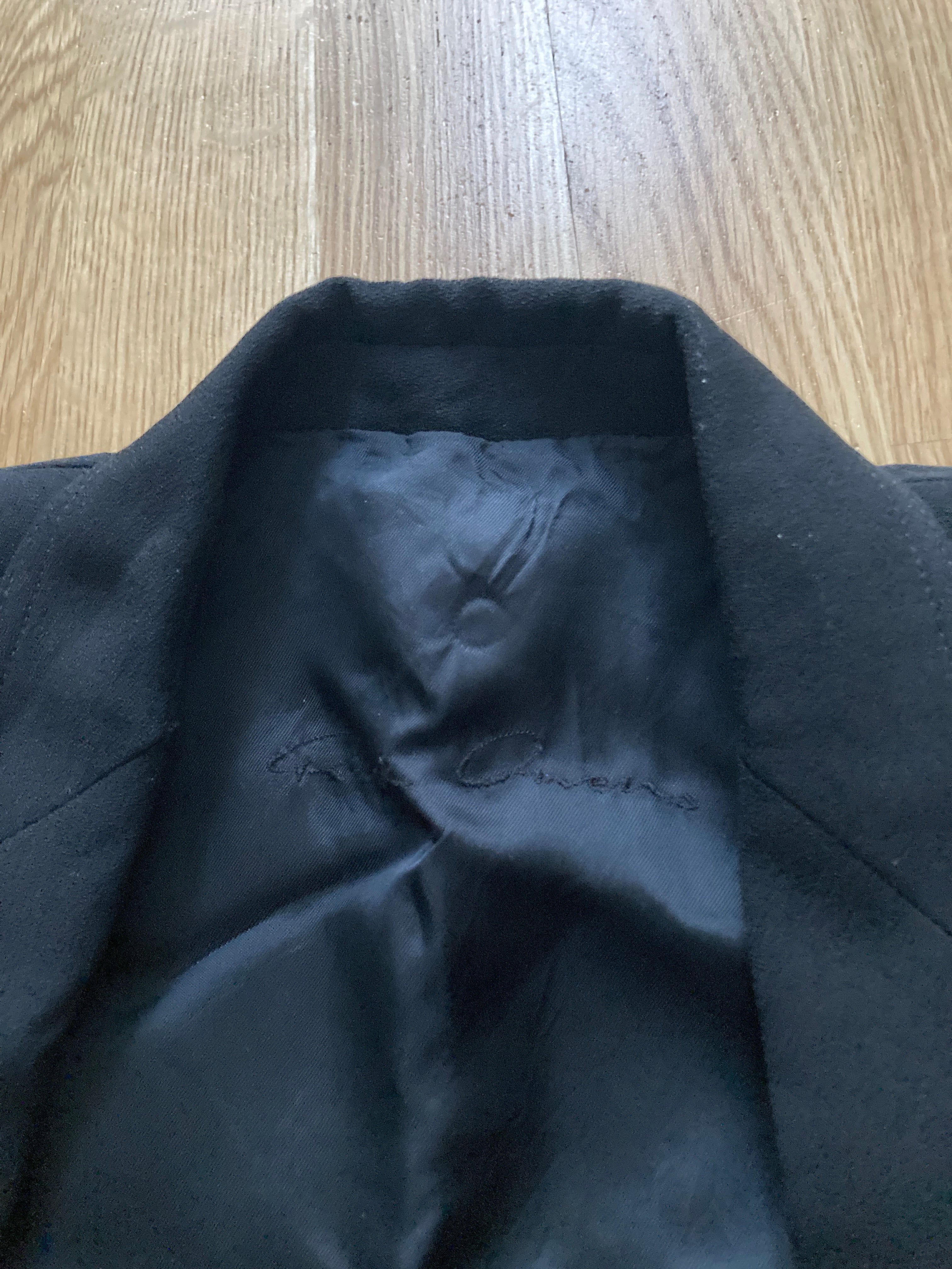 S/S 17 "WALRUS" Long Knife Wool Coat Rick Owens